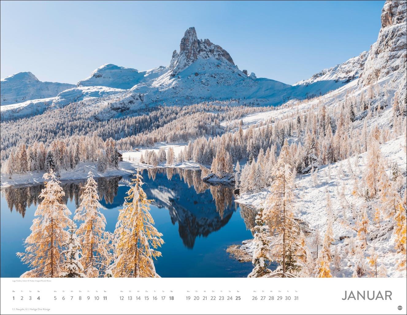 Beispielinhalt (Bild) Seeblicke Posterkalender 2026