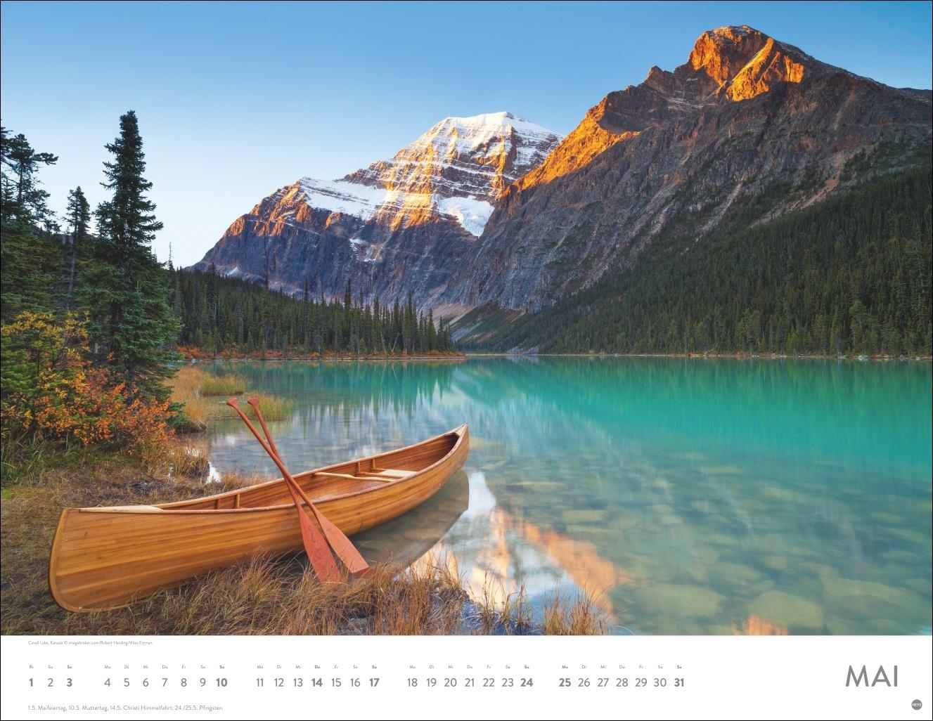 Beispielinhalt (Bild) Seeblicke Posterkalender 2026