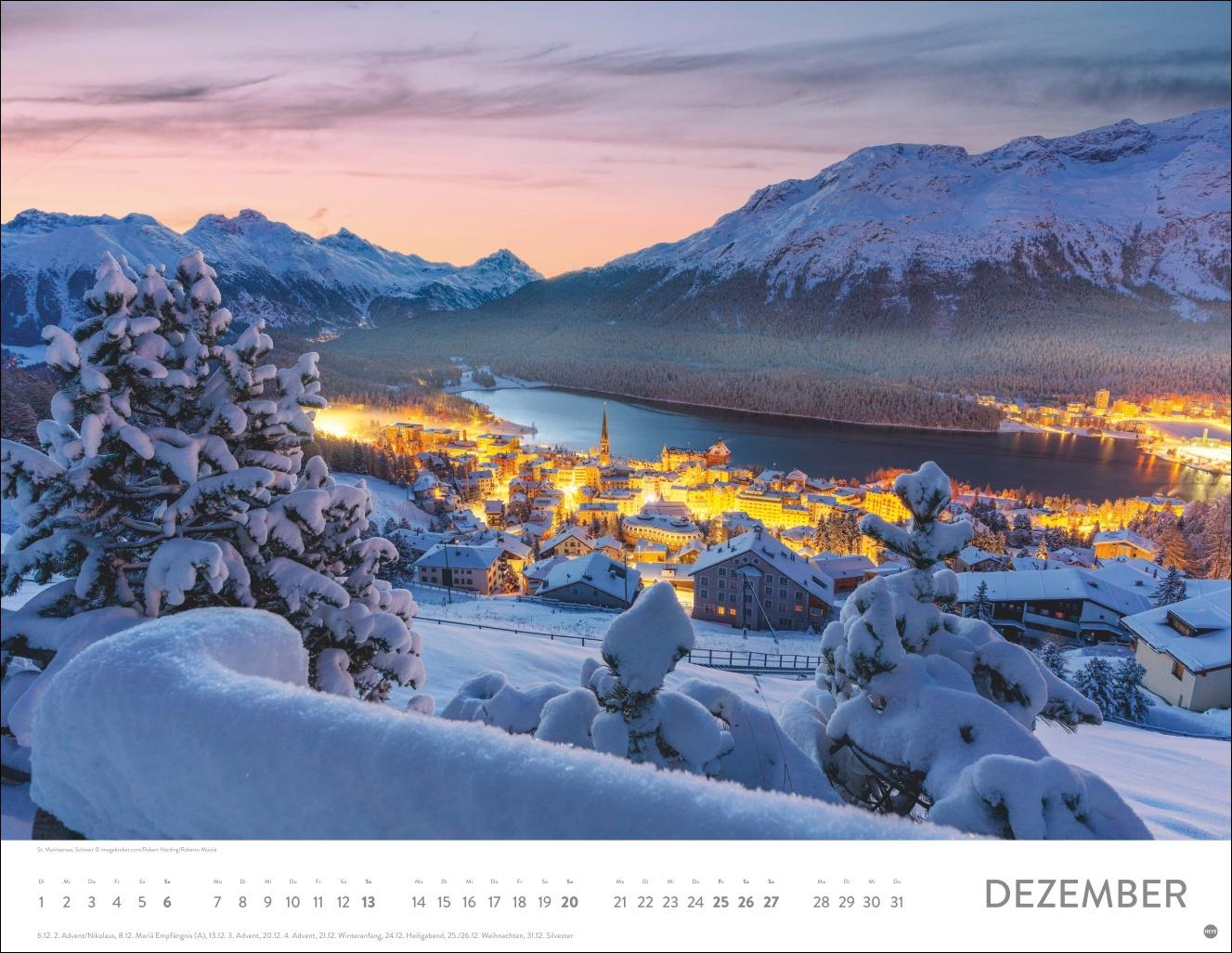 Beispielinhalt (Bild) Seeblicke Posterkalender 2026