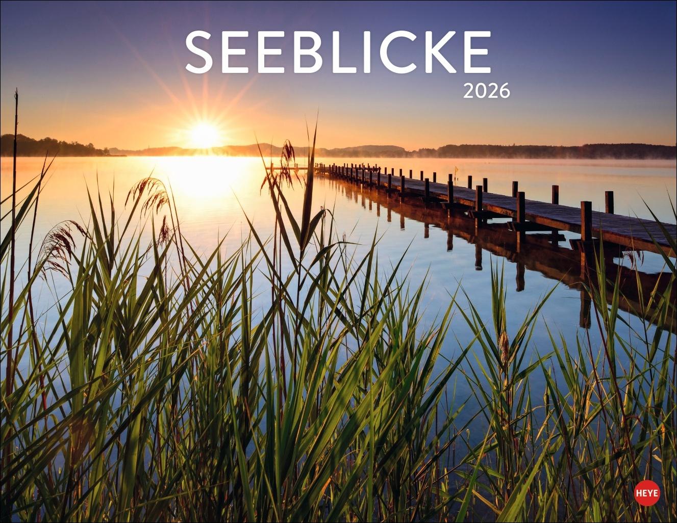 Vorderes Coverbild Seeblicke Posterkalender 2026