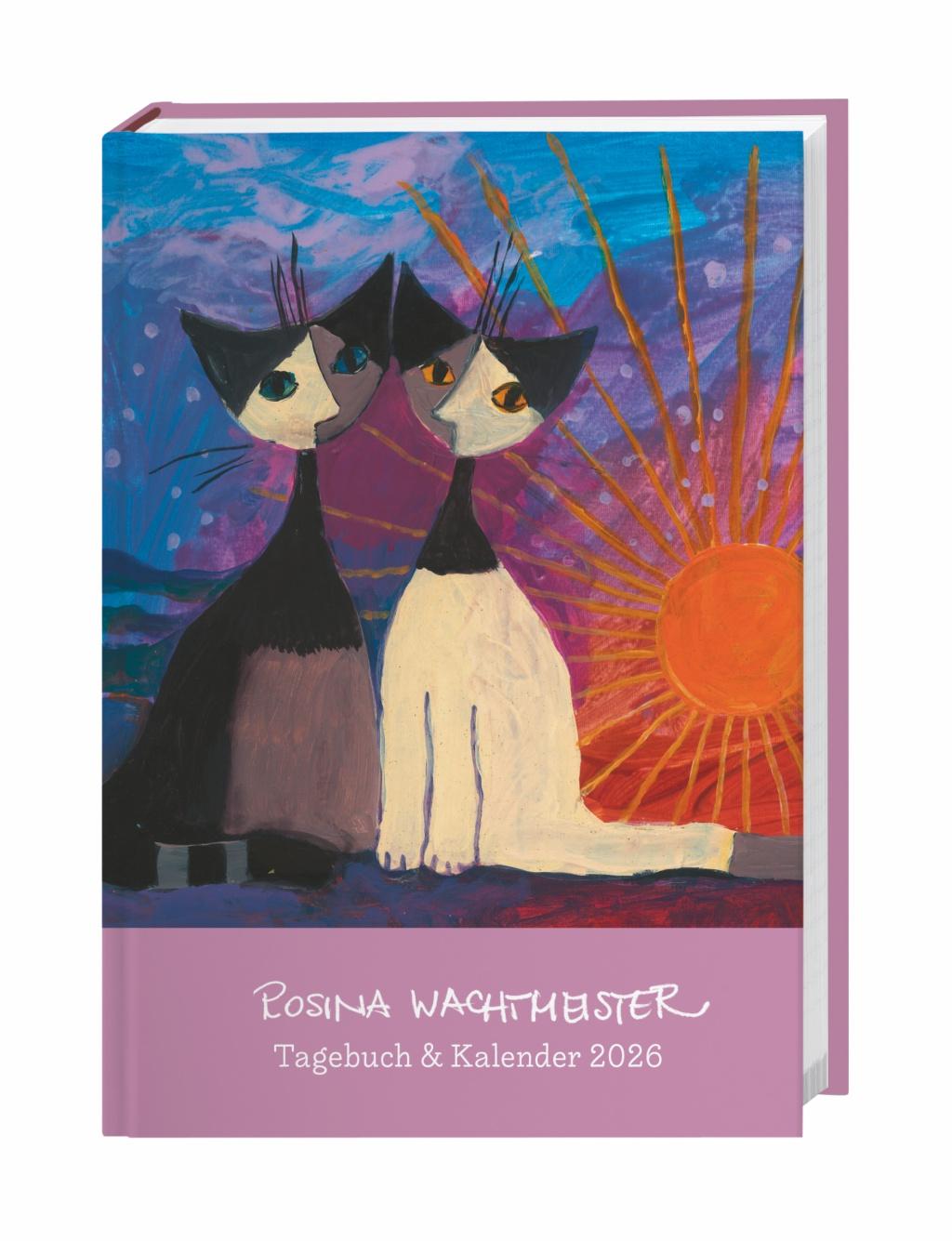 Vorderes Coverbild Rosina Wachtmeister Kalenderbuch A6 2026
