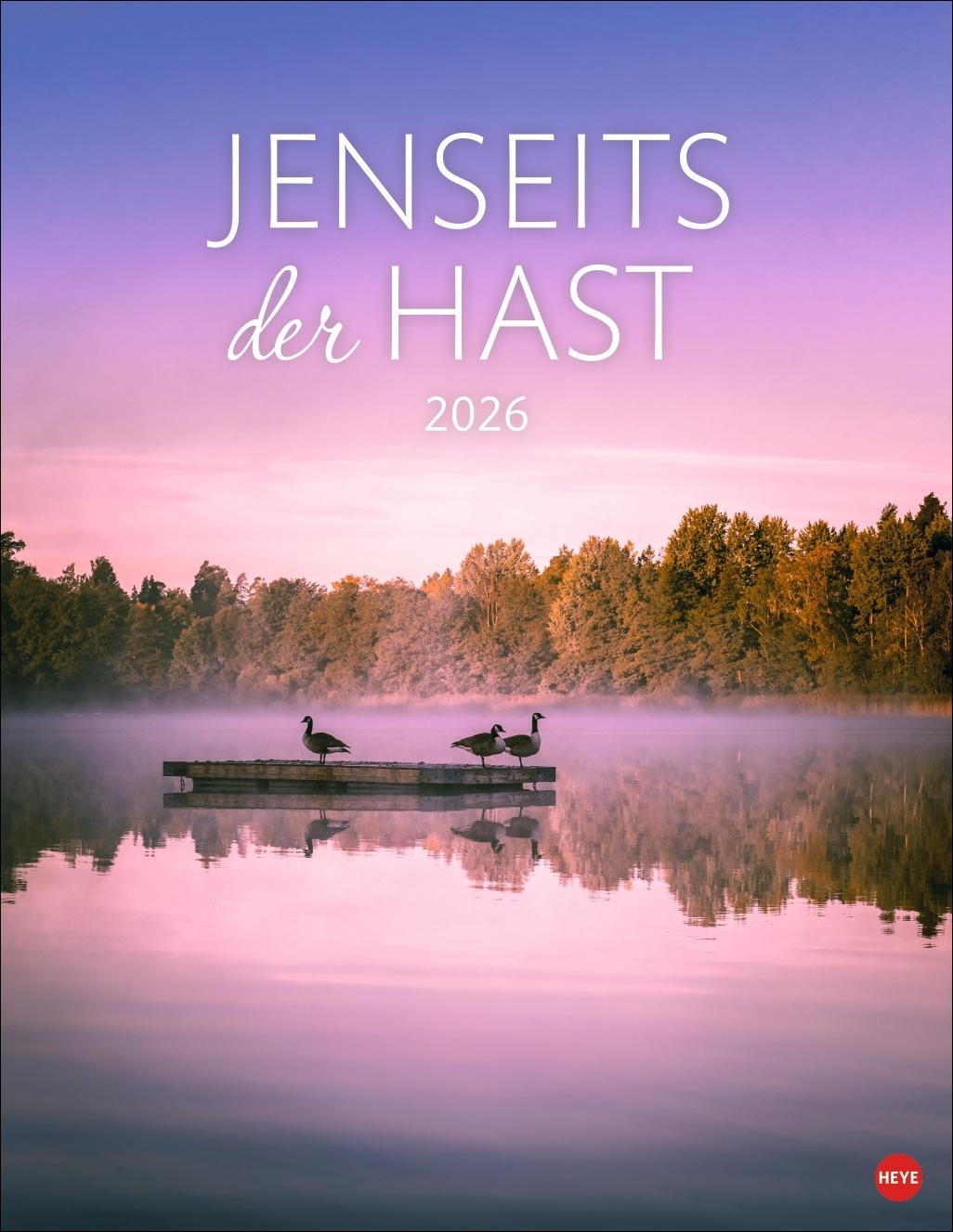 Vorderes Coverbild Jenseits der Hast Posterkalender 2026