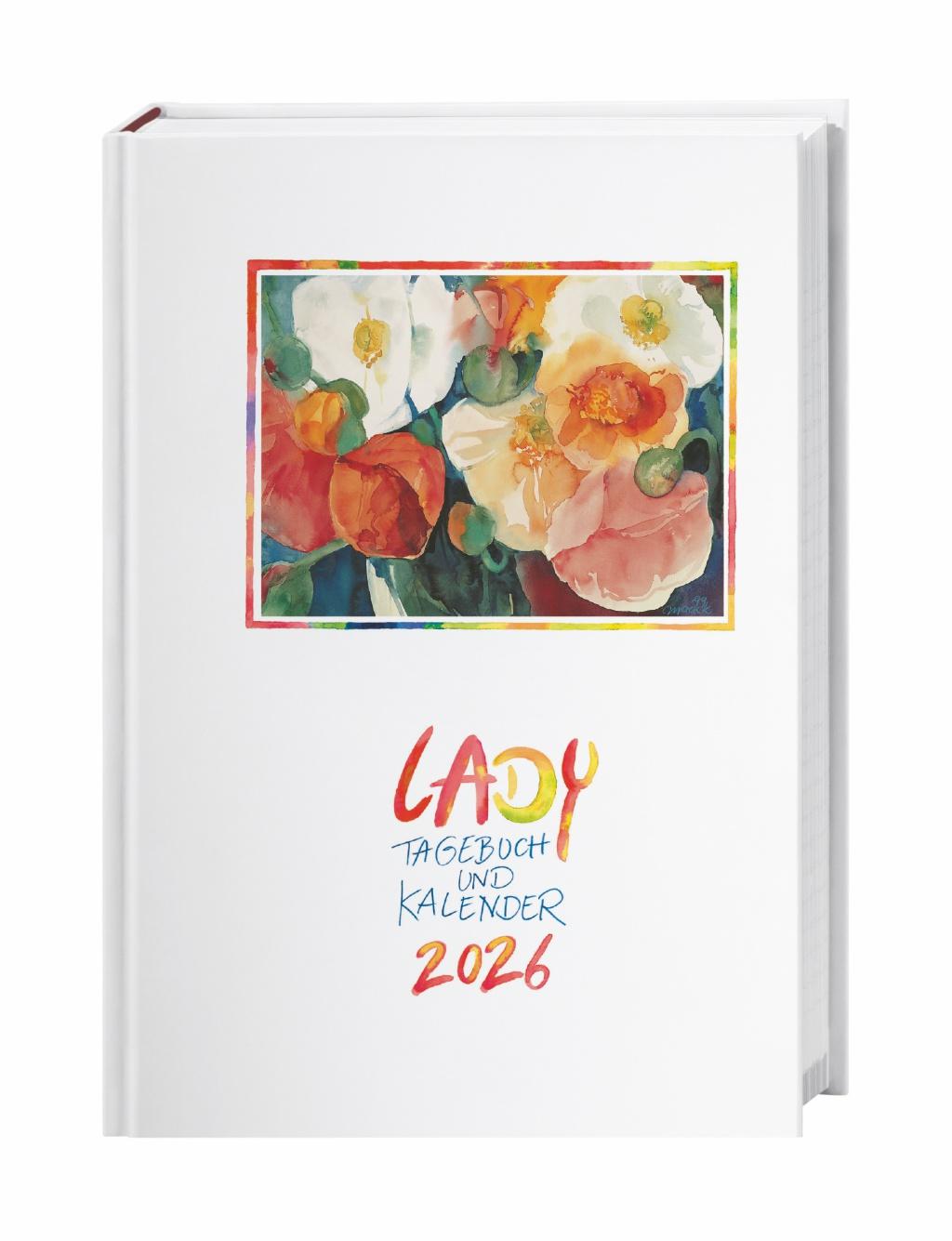 Vorderes Coverbild Lady Tagebuch A5 2026