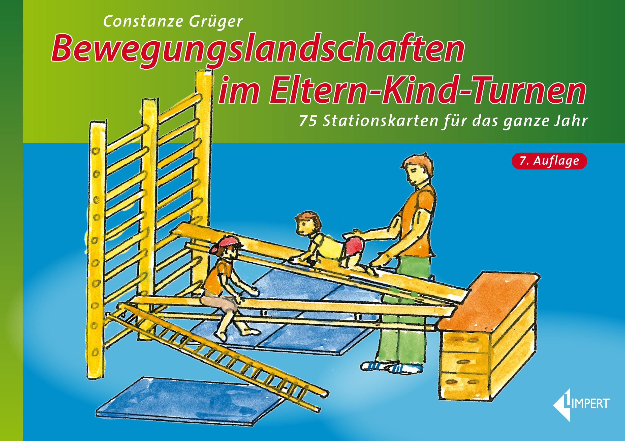 Vorderes Coverbild Bewegungslandschaften im Eltern-Kind-Turnen