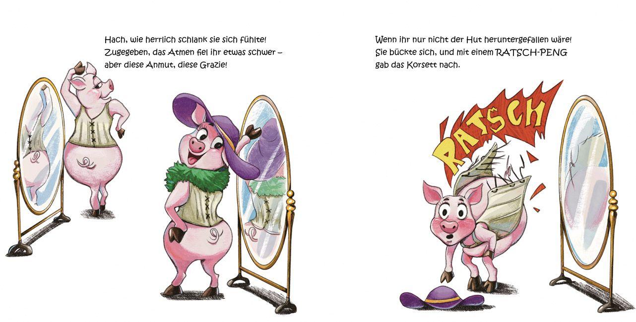 Beispielinhalt (Bild) Sulinde Wutz will abnehmen