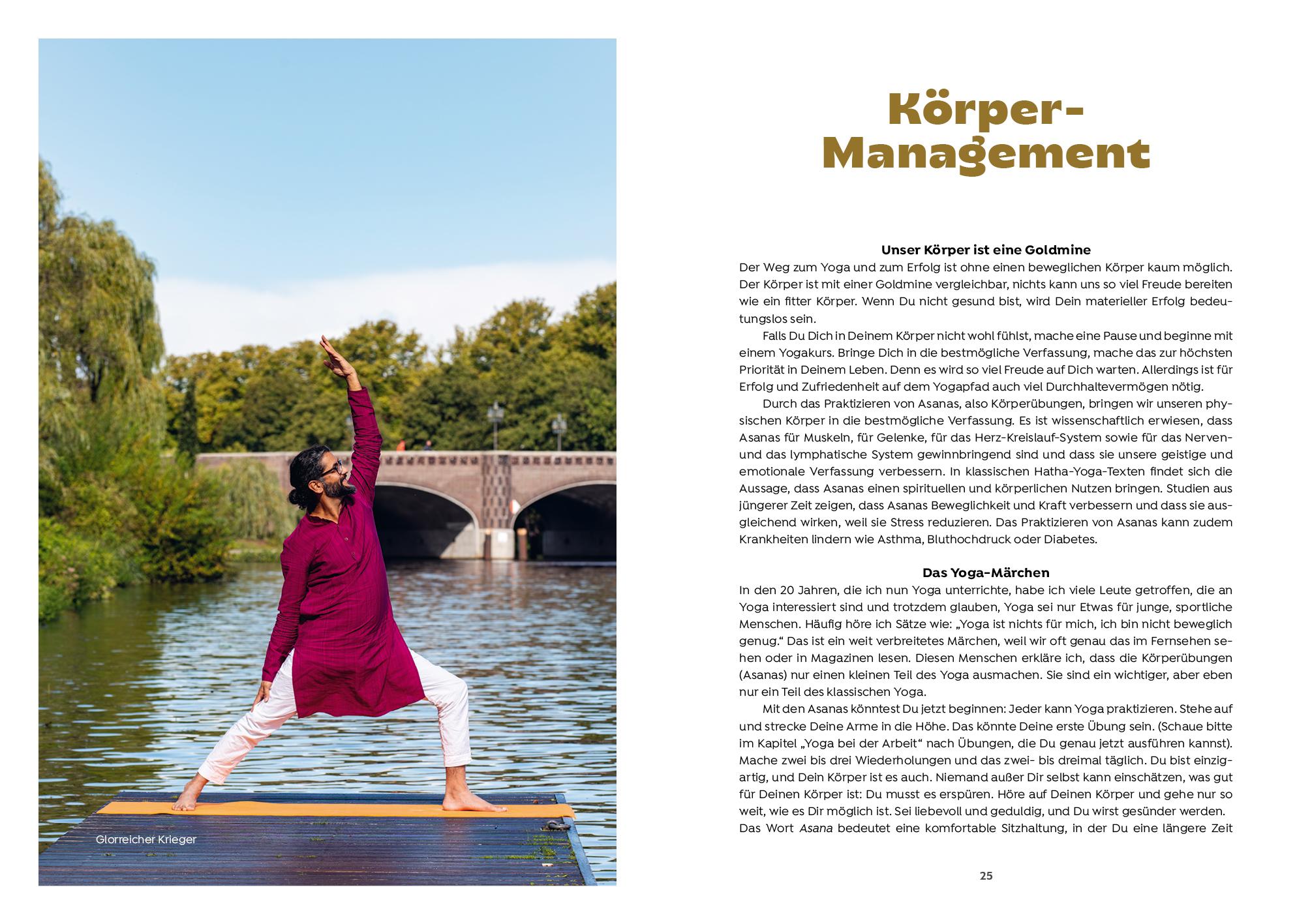 Beispielinhalt (Bild) BESSER LEBEN UND ARBEITEN MIT YOGA