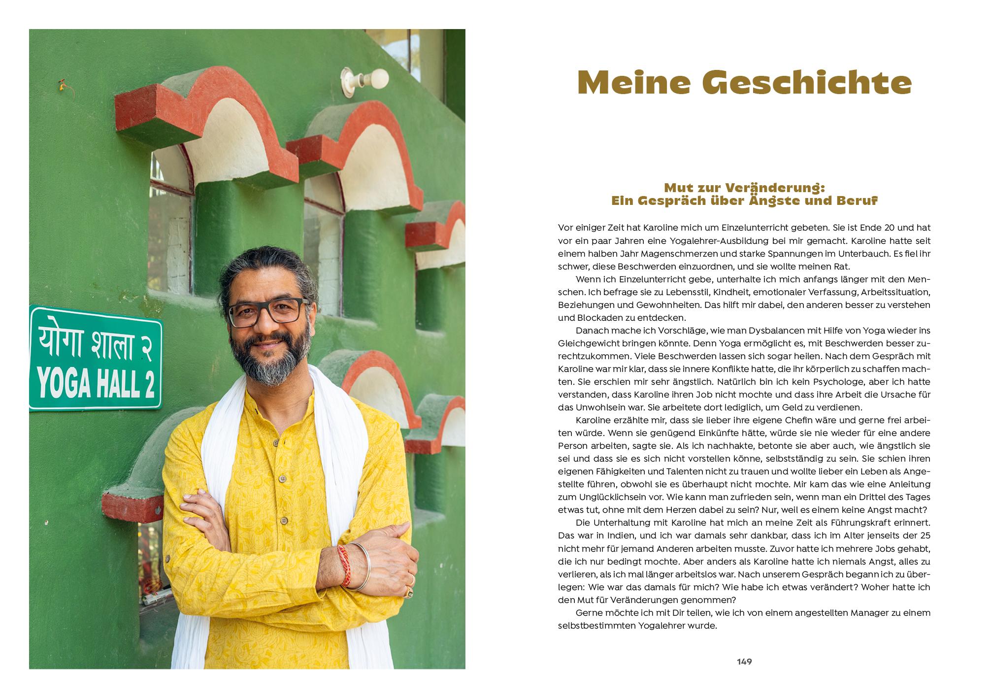 Beispielinhalt (Bild) BESSER LEBEN UND ARBEITEN MIT YOGA