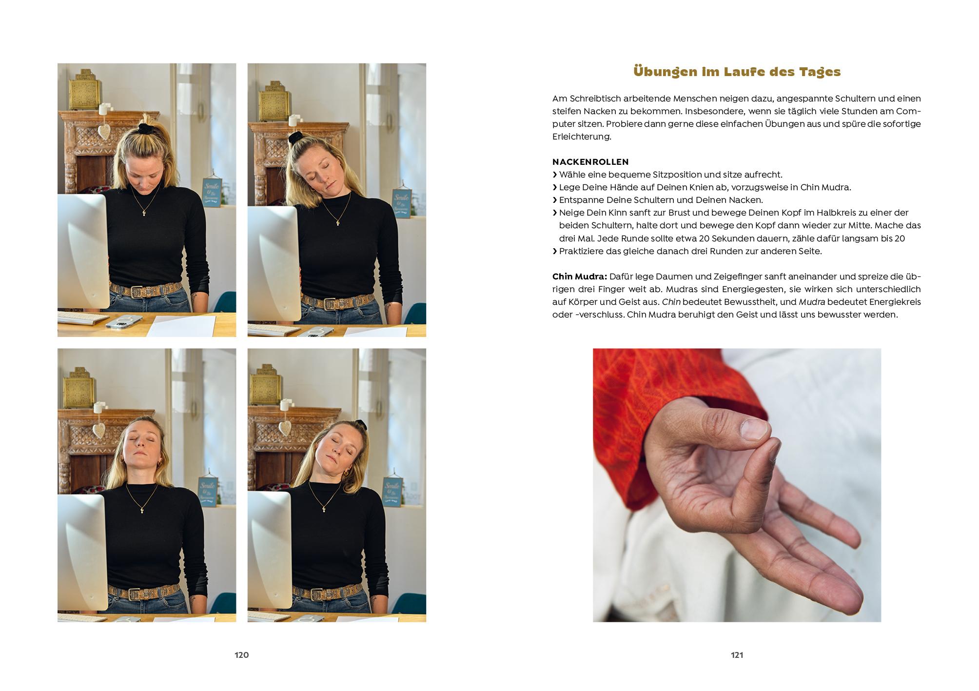 Beispielinhalt (Bild) BESSER LEBEN UND ARBEITEN MIT YOGA