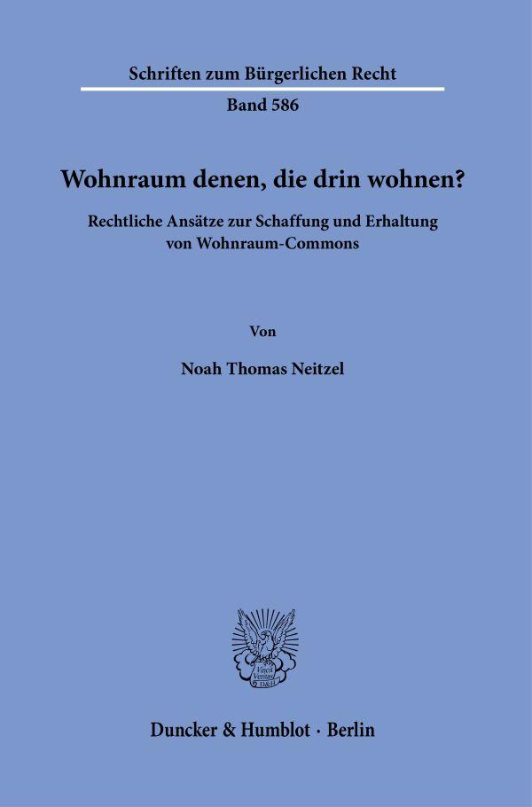 Vorderes Coverbild Wohnraum denen, die drin wohnen?