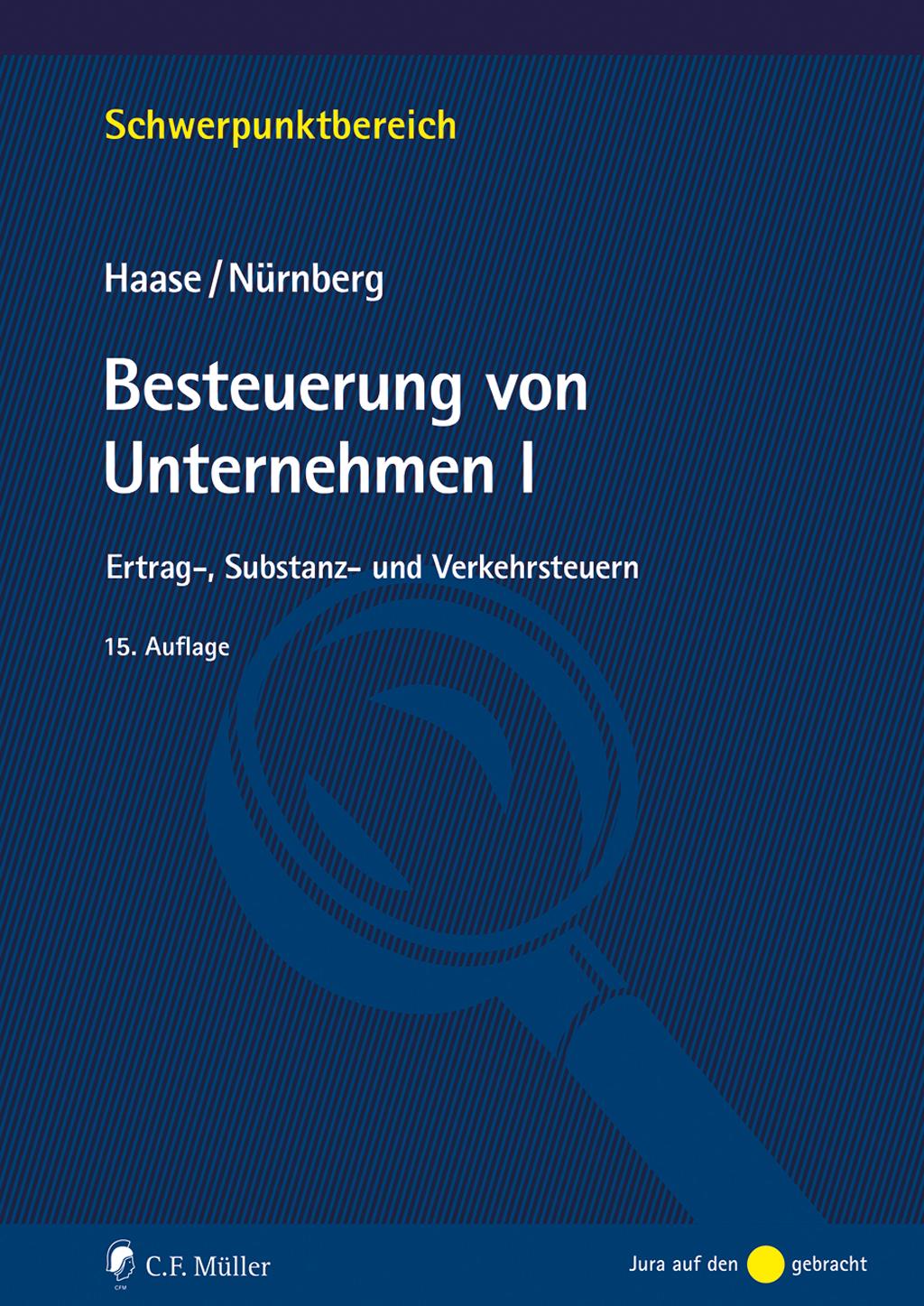 Vorderes Coverbild Besteuerung von Unternehmen I