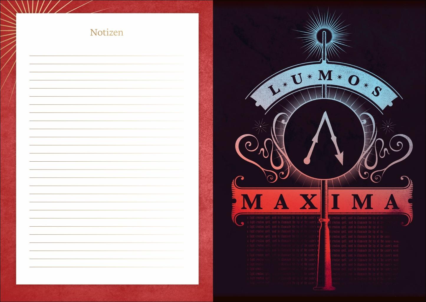 Beispielinhalt (Bild) Harry Potter Schülerkalender A5 2026 - 17 Monate ab August 2025