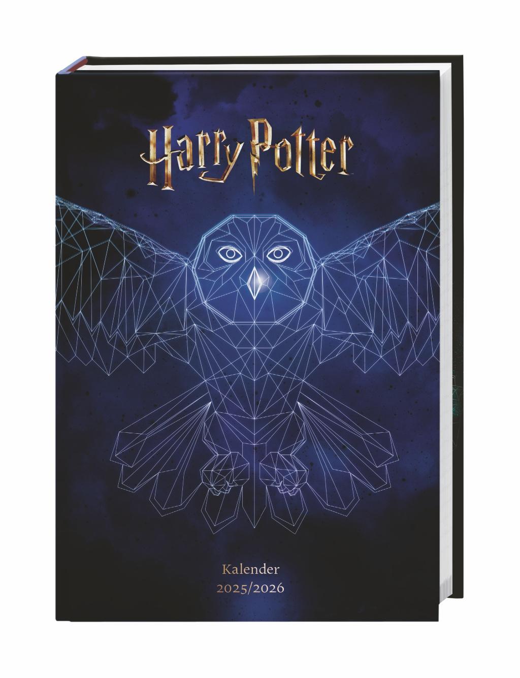 Vorderes Coverbild Harry Potter Schülerkalender A5 2026 - 17 Monate ab August 2025