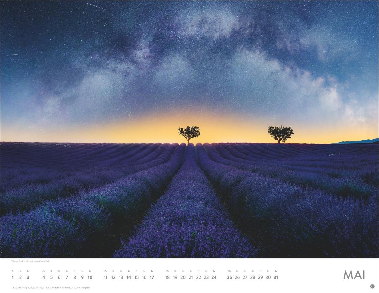 Beispielinhalt (Bild) Magie des Lichts Posterkalender 2026