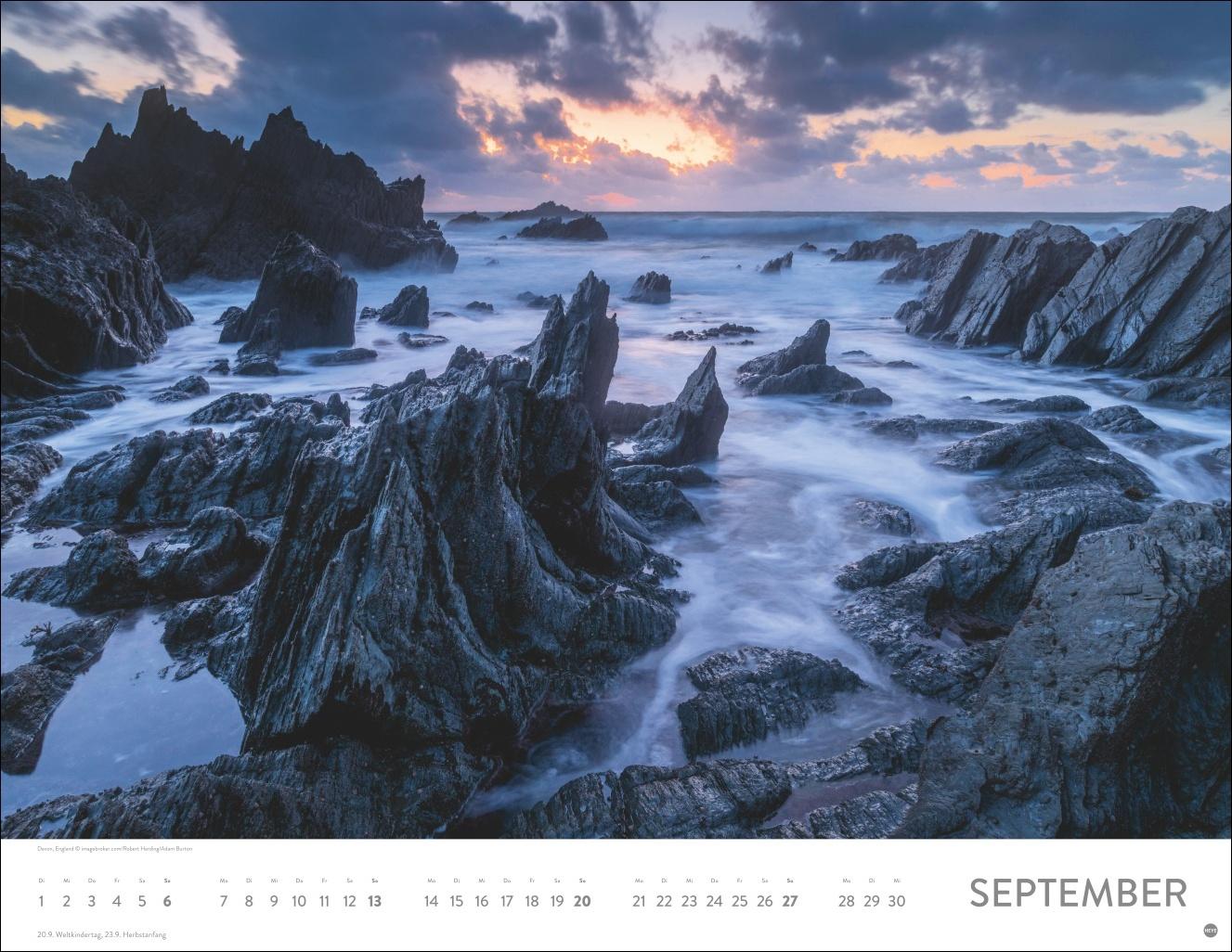 Beispielinhalt (Bild) Magie des Lichts Posterkalender 2026