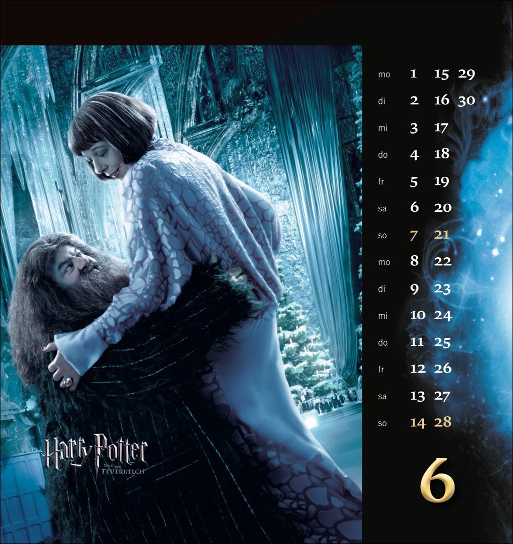 Beispielinhalt (Bild) Harry Potter Filmplakate Postkartenkalender 2026