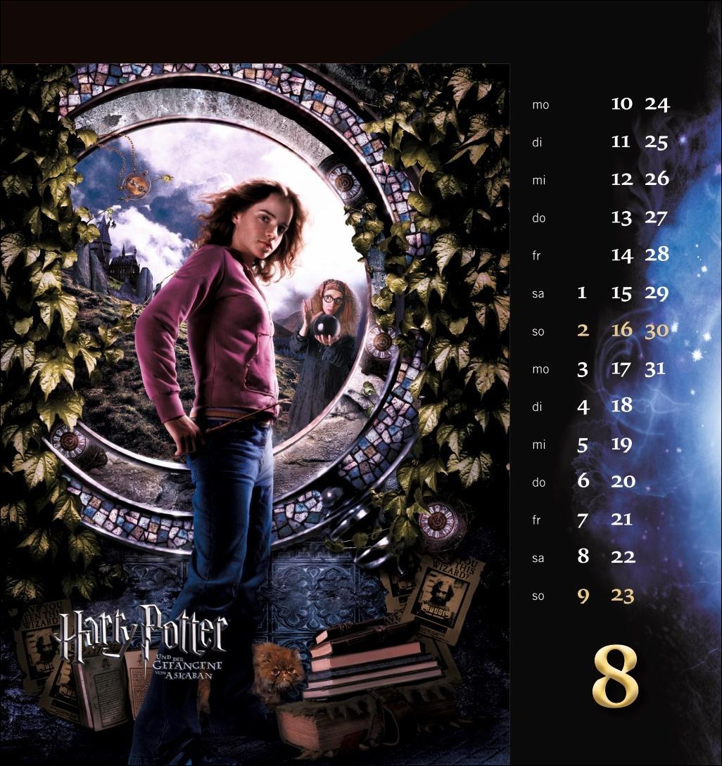 Beispielinhalt (Bild) Harry Potter Filmplakate Postkartenkalender 2026