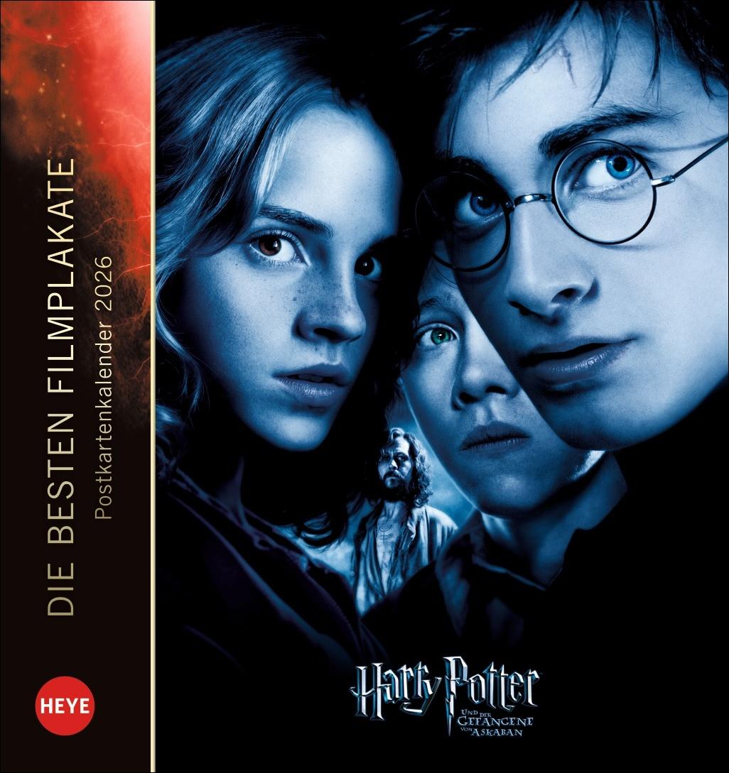 Vorderes Coverbild Harry Potter Filmplakate Postkartenkalender 2026