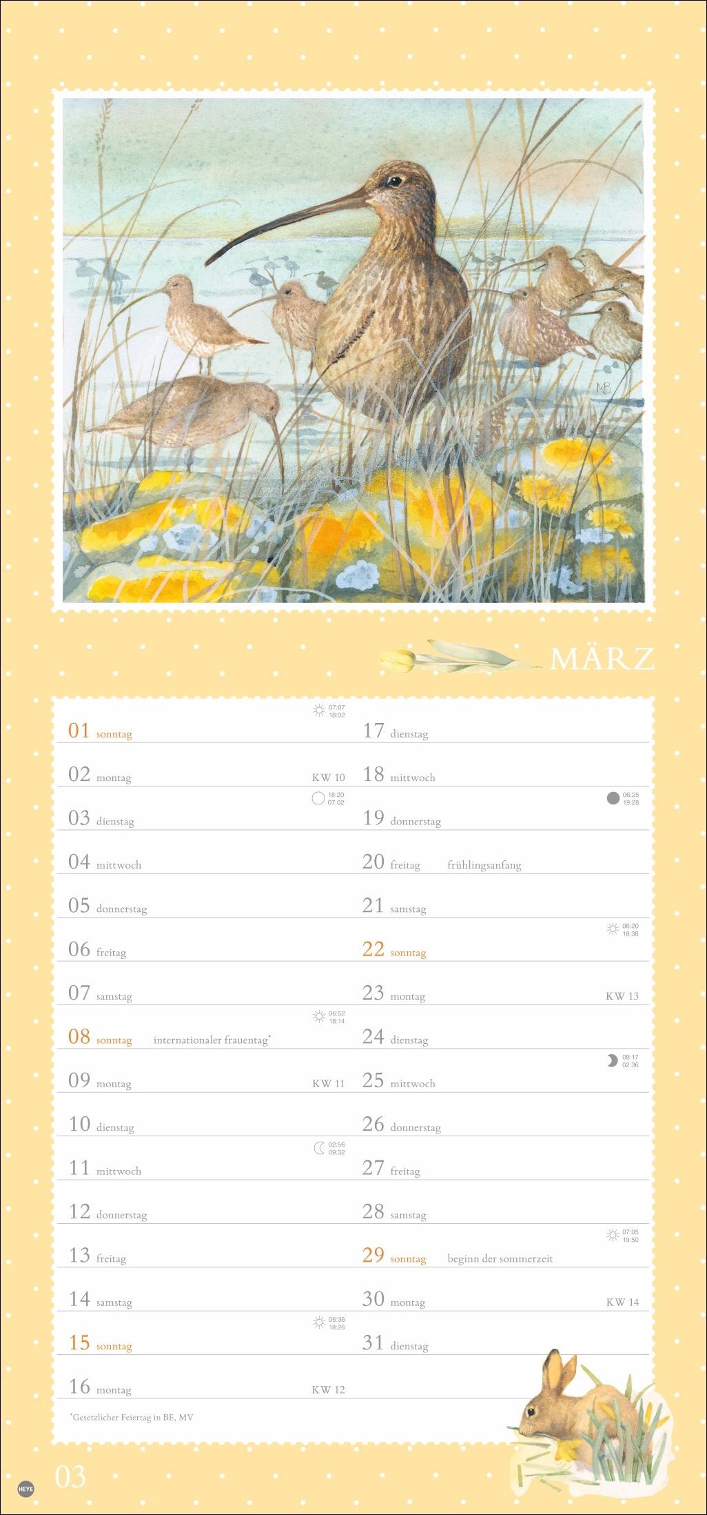 Beispielinhalt (Bild) Marjolein Bastin: Wunder der Natur Kalender 2026