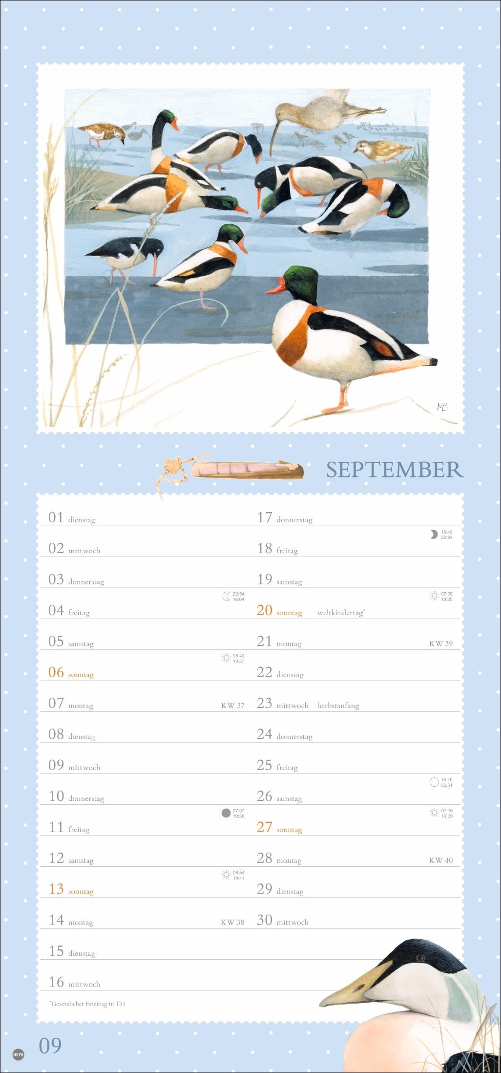 Beispielinhalt (Bild) Marjolein Bastin: Wunder der Natur Kalender 2026