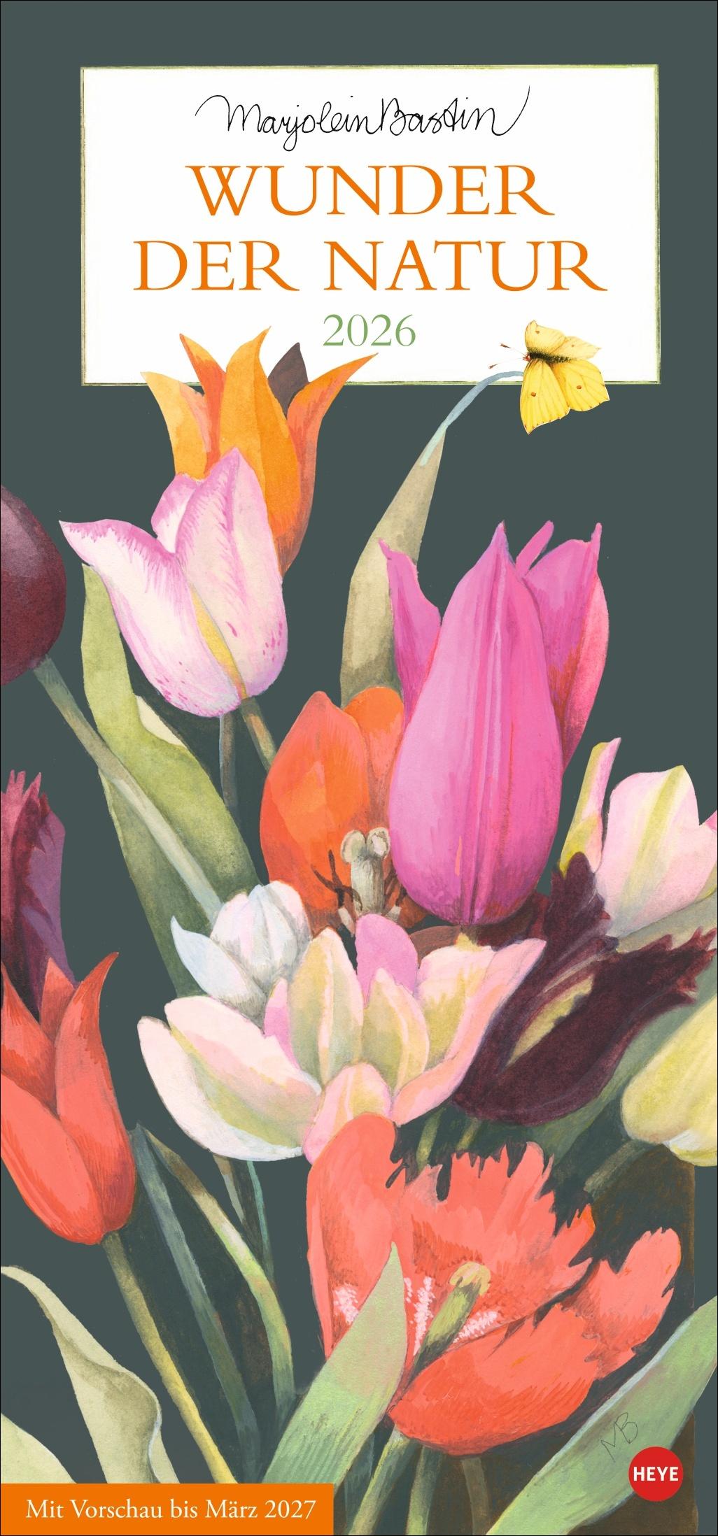 Vorderes Coverbild Marjolein Bastin: Wunder der Natur Kalender 2026