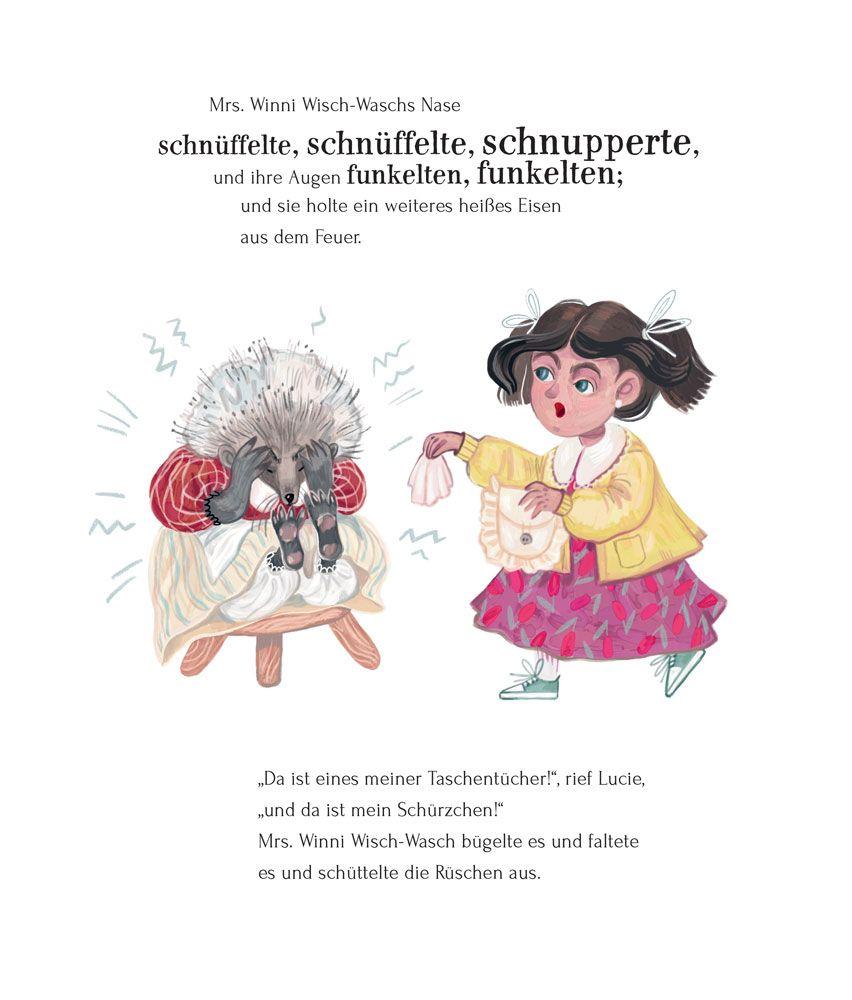 Beispielinhalt (Bild) Frau Winni Wisch Wasch