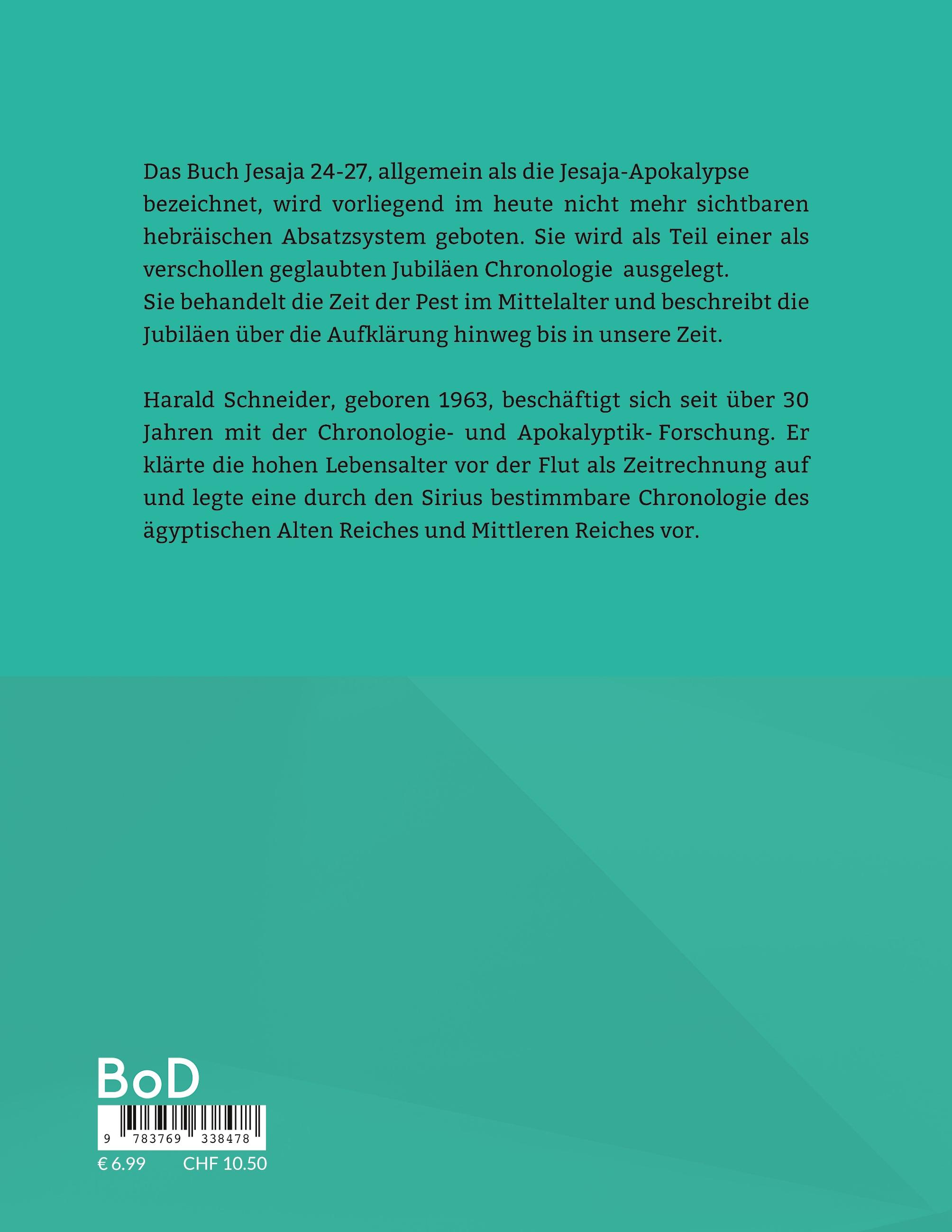 Rückseitencover Das Jesaja Buch 24-27