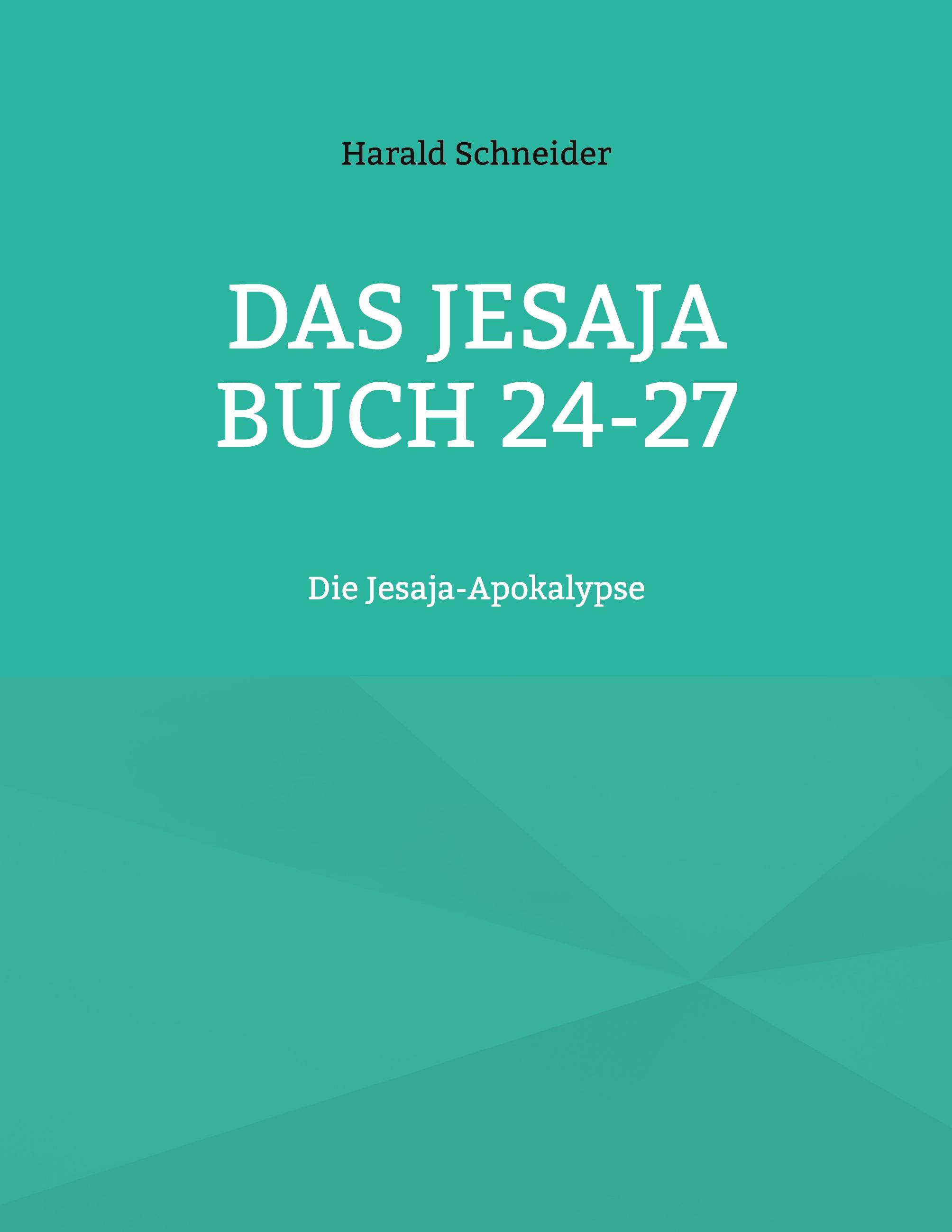 Vorderes Coverbild Das Jesaja Buch 24-27