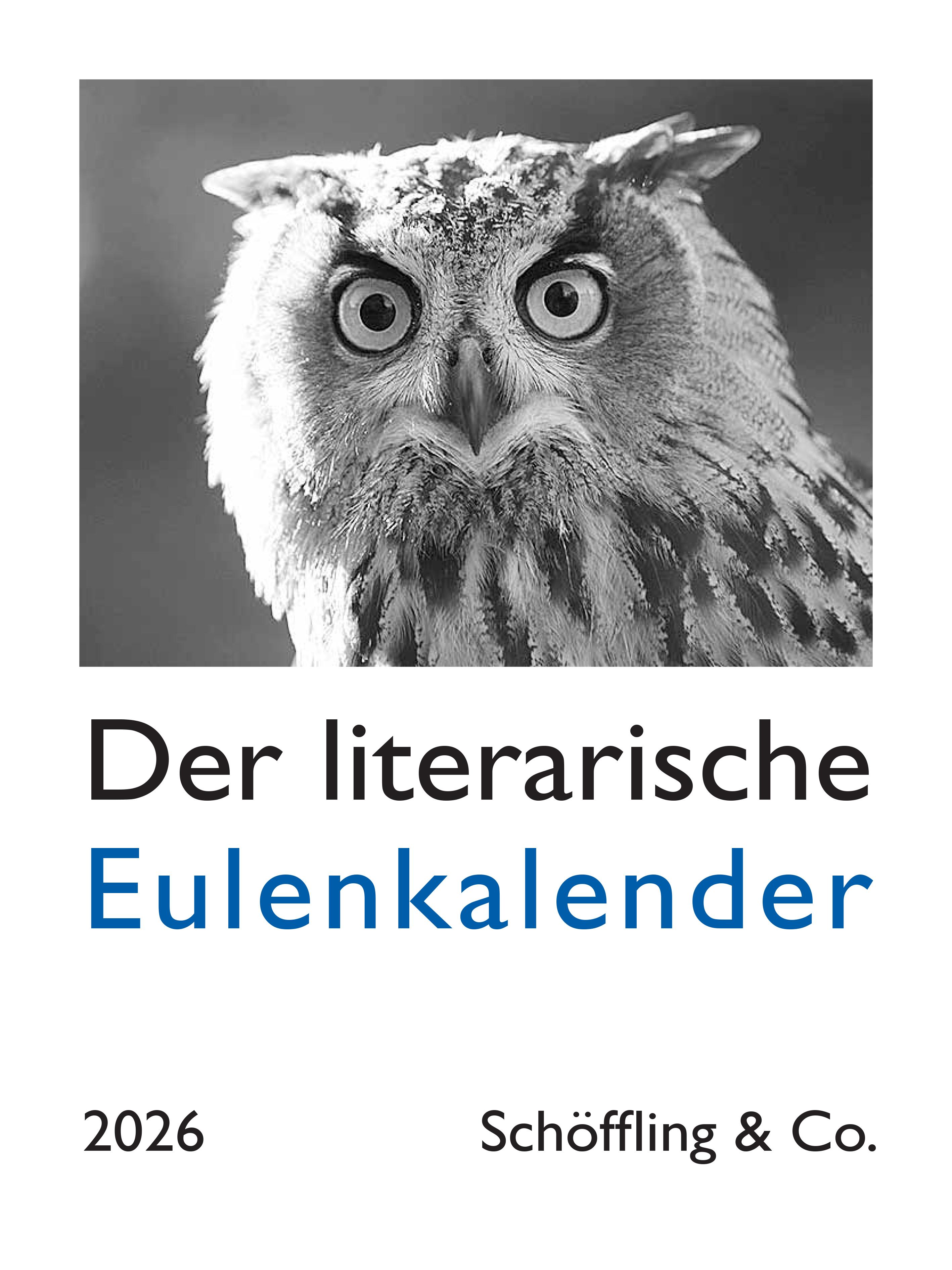 Vorderes Coverbild Der literarische Eulenkalender 2026