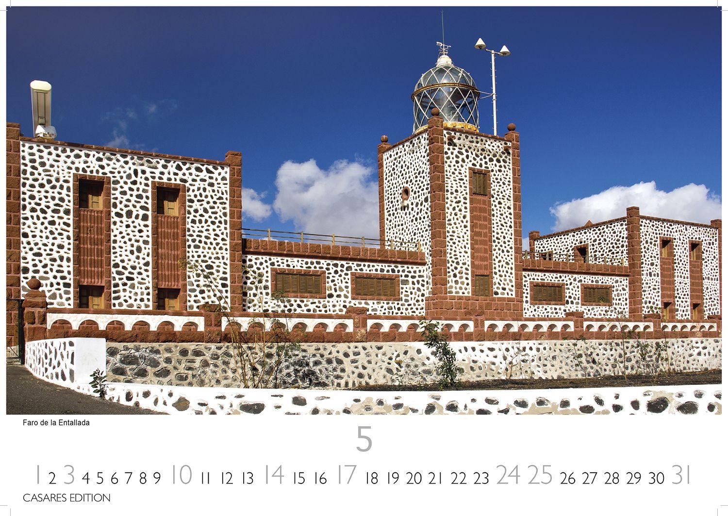 Beispielinhalt (Bild) Fuerteventura Kalender 2026 - Wandkalender | Fotokalender Spanien 24x35 cm - . mit Traumstränden, Sonne & Insel-Highlights