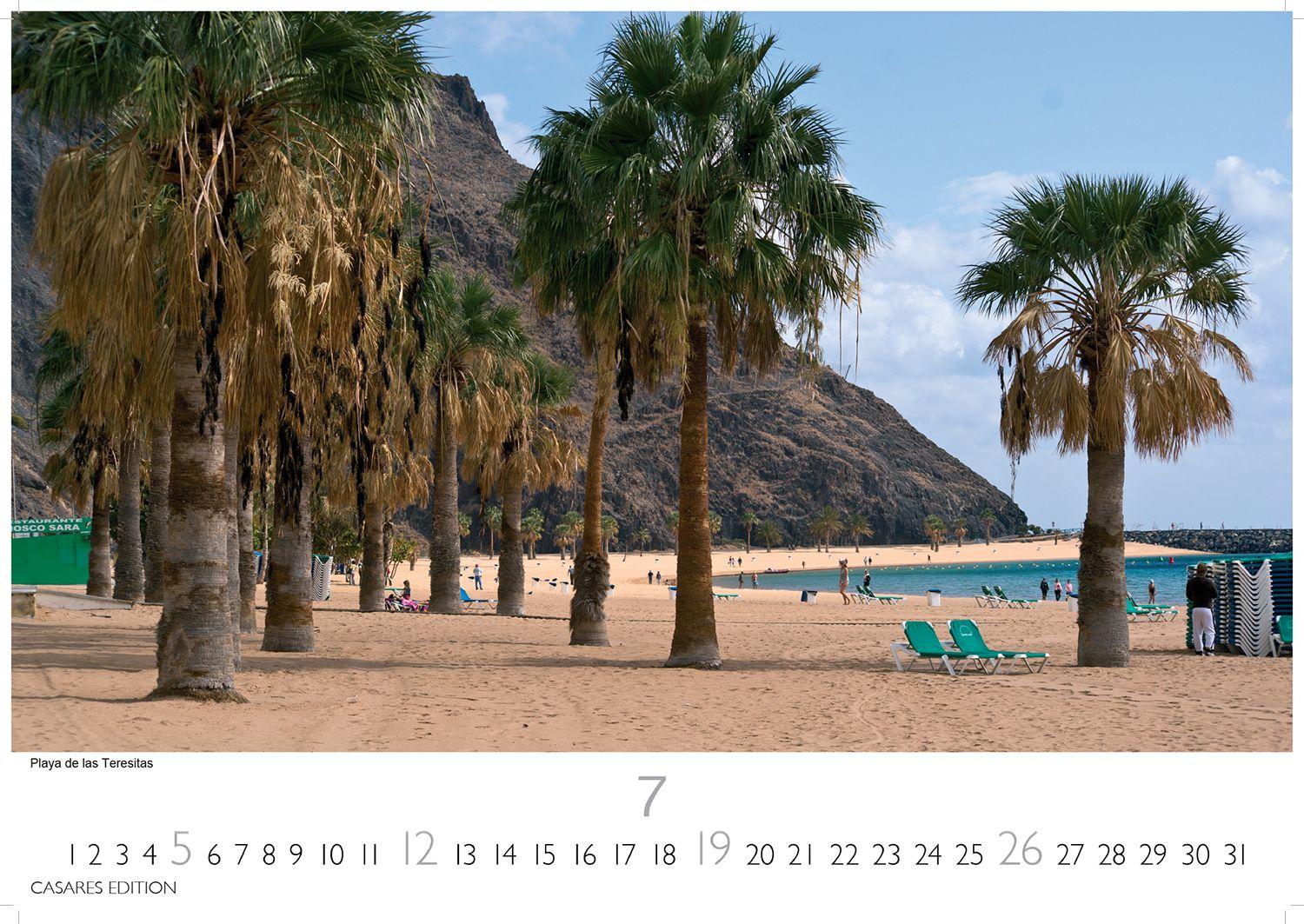 Beispielinhalt (Bild) Teneriffa Kalender 2026 - Wandkalender | Fotokalender Spanien 35x50cm - . mit atemberaubenden Fotos von Teneriffa, Natur, Stränden & Sehenswürdigkeiten | Perfekt für Fans der Kanarischen Insel.