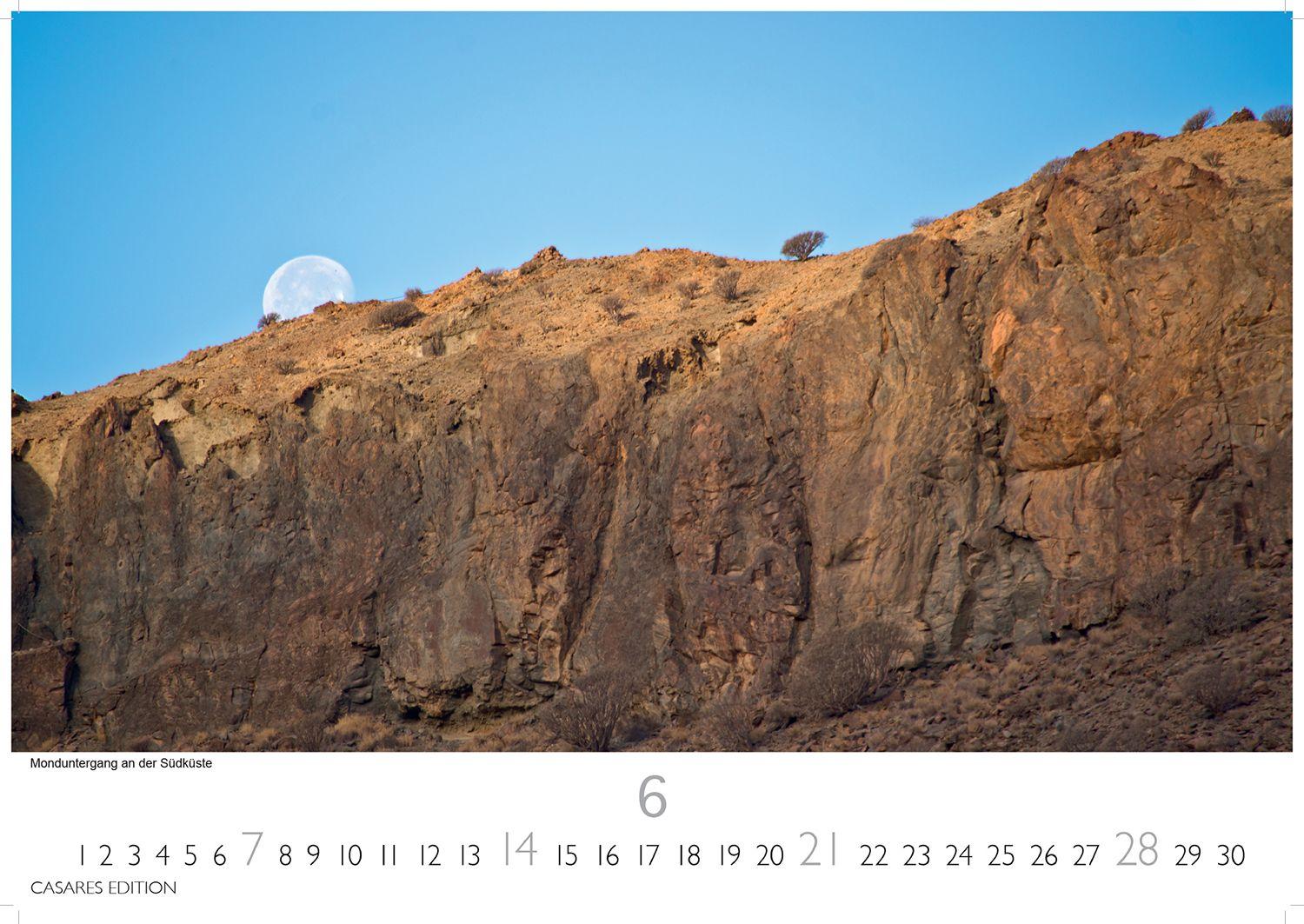 Beispielinhalt (Bild) Gran Canaria Kalender 2026 - Wandkalender | Fotokalender Spanien 24x35 cm - Premium . dieser bezaubernden Insel