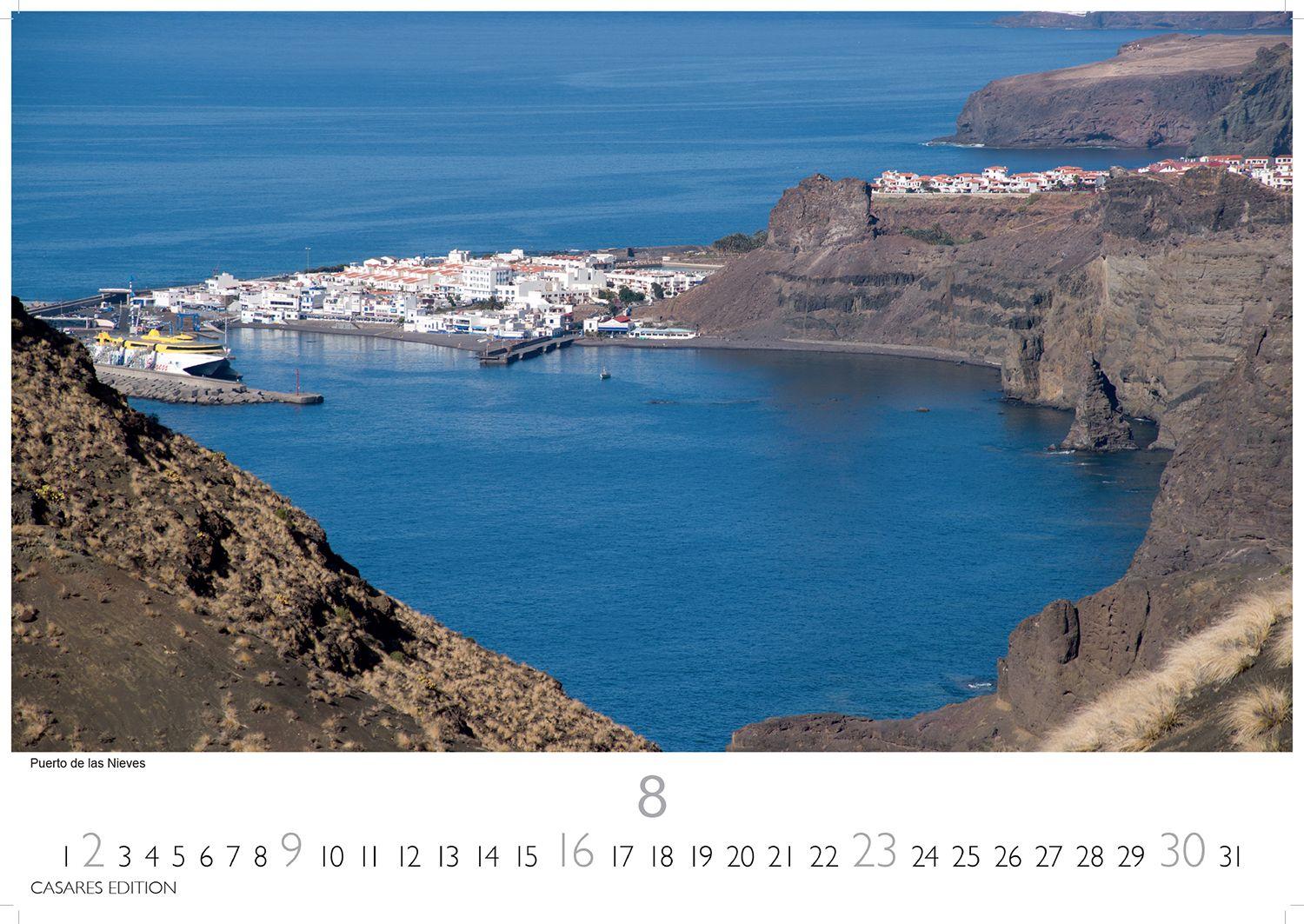 Beispielinhalt (Bild) Gran Canaria Kalender 2026 - Wandkalender | Fotokalender Spanien 24x35 cm - Premium . dieser bezaubernden Insel