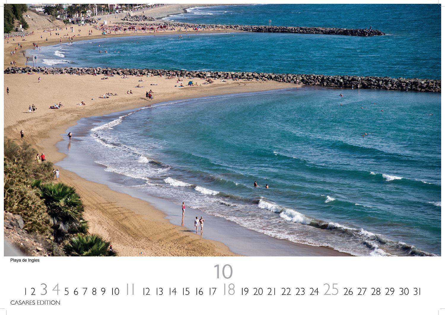 Beispielinhalt (Bild) Gran Canaria Kalender 2026 - Wandkalender | Fotokalender Spanien 24x35 cm - Premium . dieser bezaubernden Insel