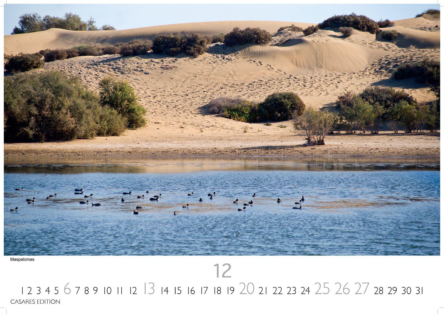Beispielinhalt (Bild) Gran Canaria Kalender 2026 - Wandkalender | Fotokalender Spanien 24x35 cm - Premium . dieser bezaubernden Insel