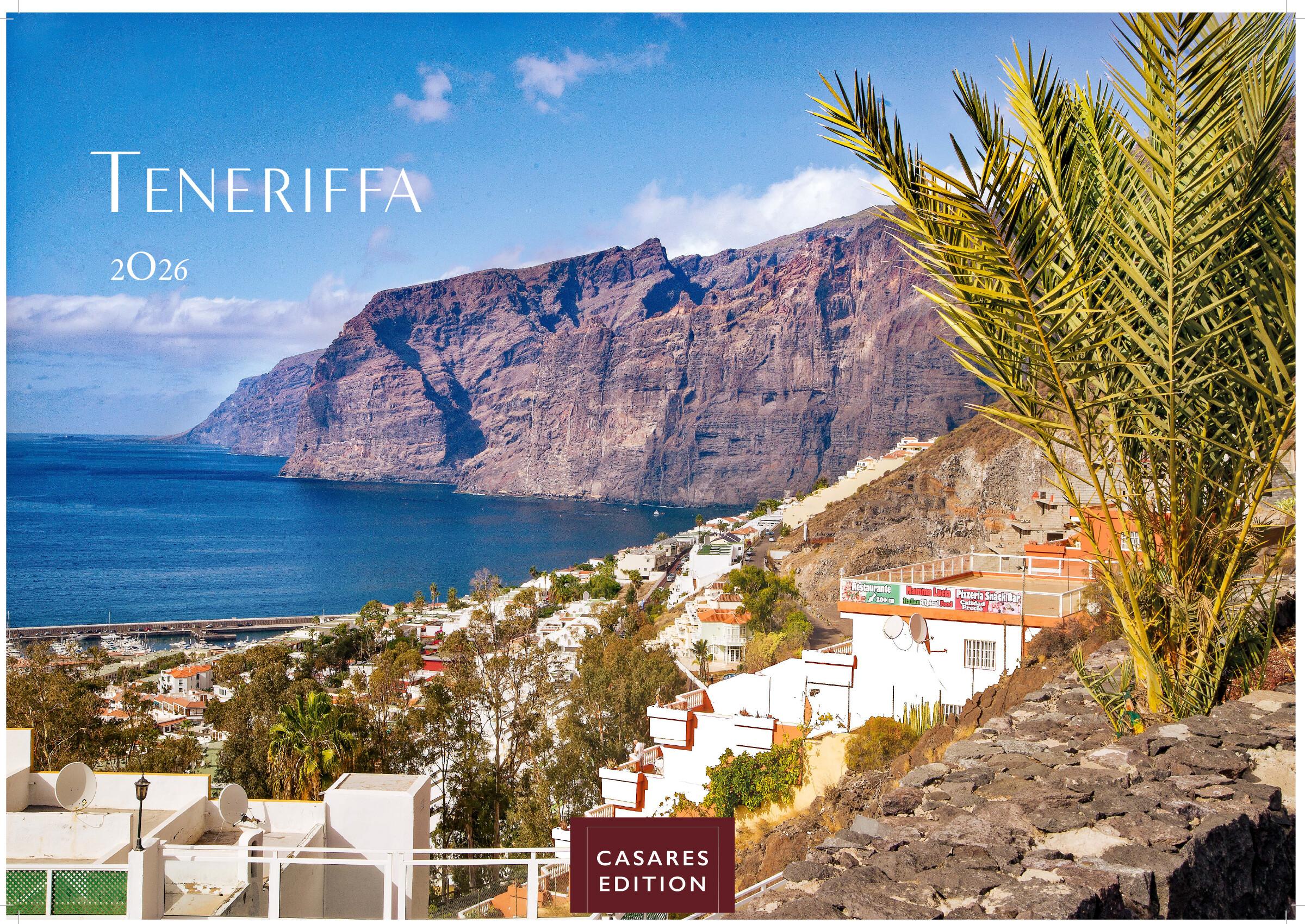 Vorderes Coverbild Teneriffa Kalender 2026 - Wandkalender | Fotokalender Spanien 24x35 cm - . mit atemberaubenden Fotos von Teneriffa, Natur, Stränden & Sehenswürdigkeiten | Perfekt für Fans der Kanarischen Insel.