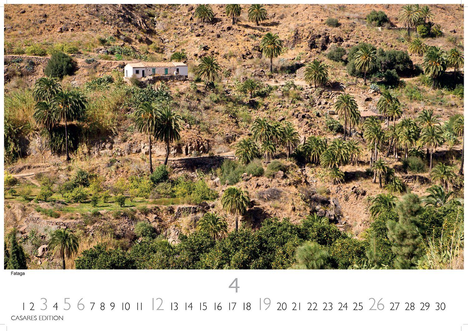 Beispielinhalt (Bild) Gran Canaria Kalender 2026 - Wandkalender | Fotokalender Spanien 50x35 cm - Premium . dieser bezaubernden Insel