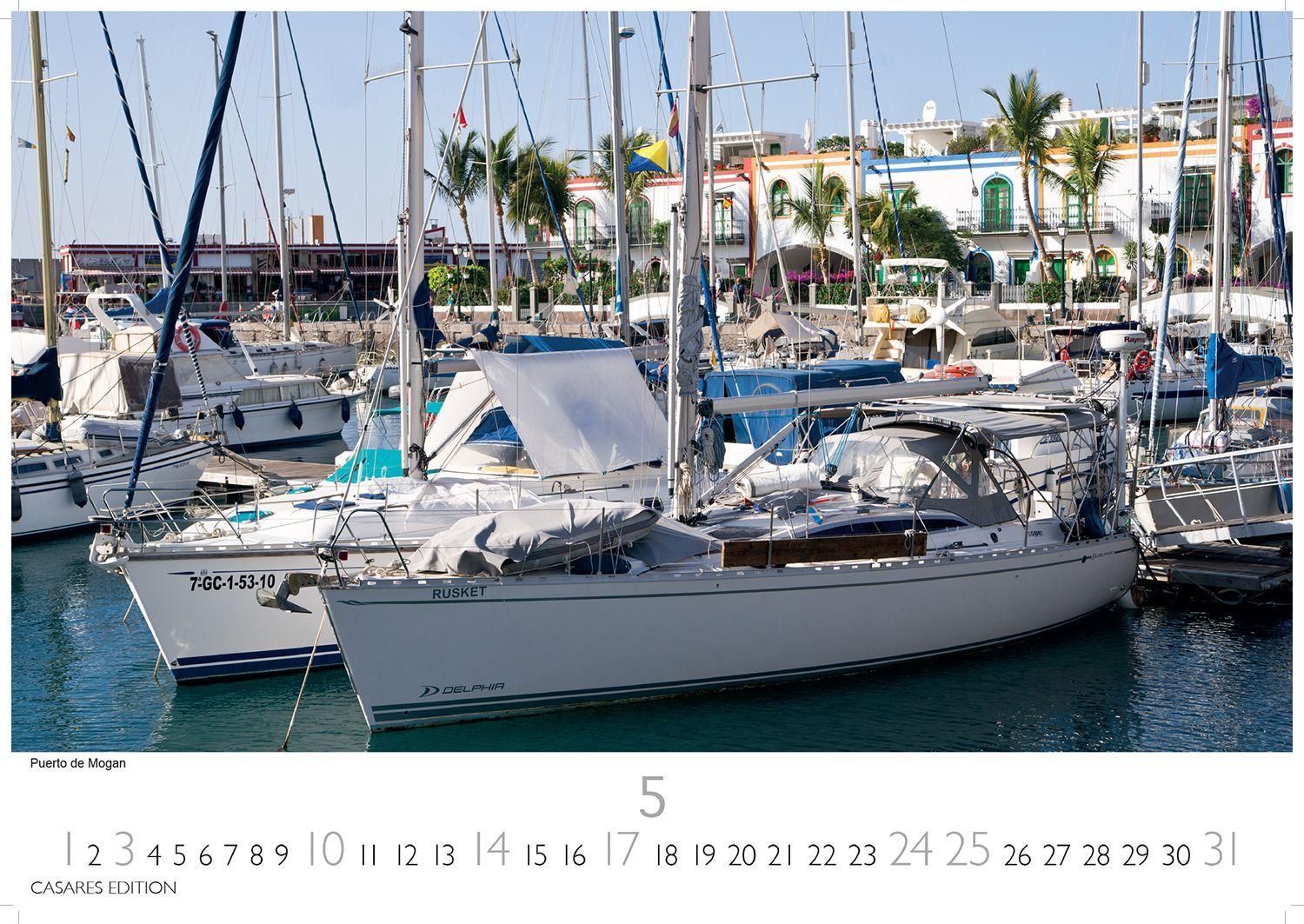 Beispielinhalt (Bild) Gran Canaria Kalender 2026 - Wandkalender | Fotokalender Spanien 50x35 cm - Premium . dieser bezaubernden Insel