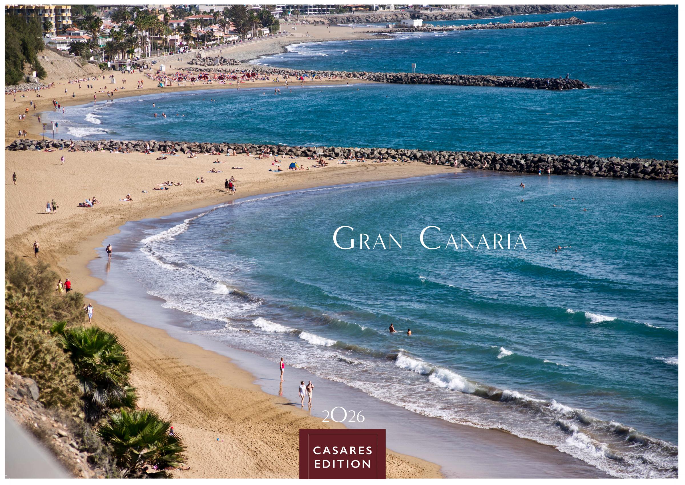 Vorderes Coverbild Gran Canaria Kalender 2026 - Wandkalender | Fotokalender Spanien 50x35 cm - Premium . dieser bezaubernden Insel