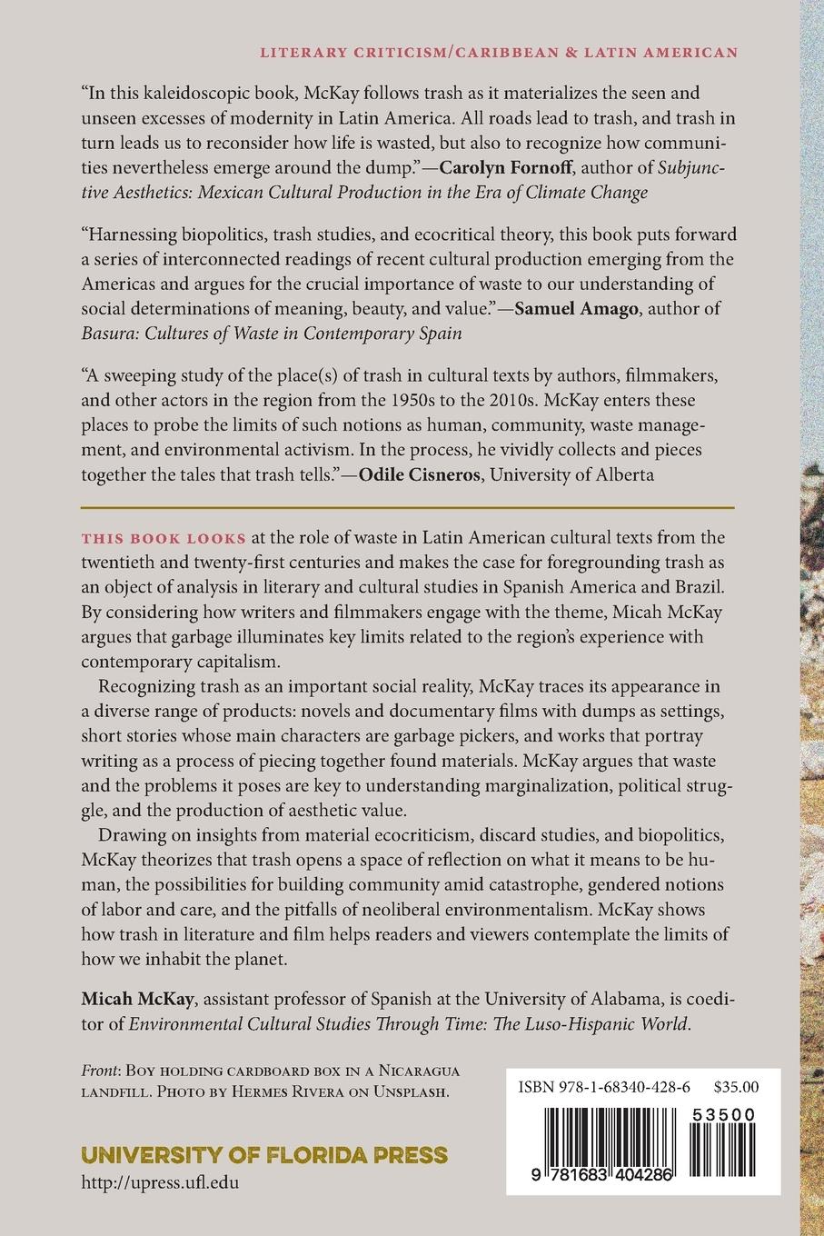 Rückseitencover Trash and Limits in Latin American Culture