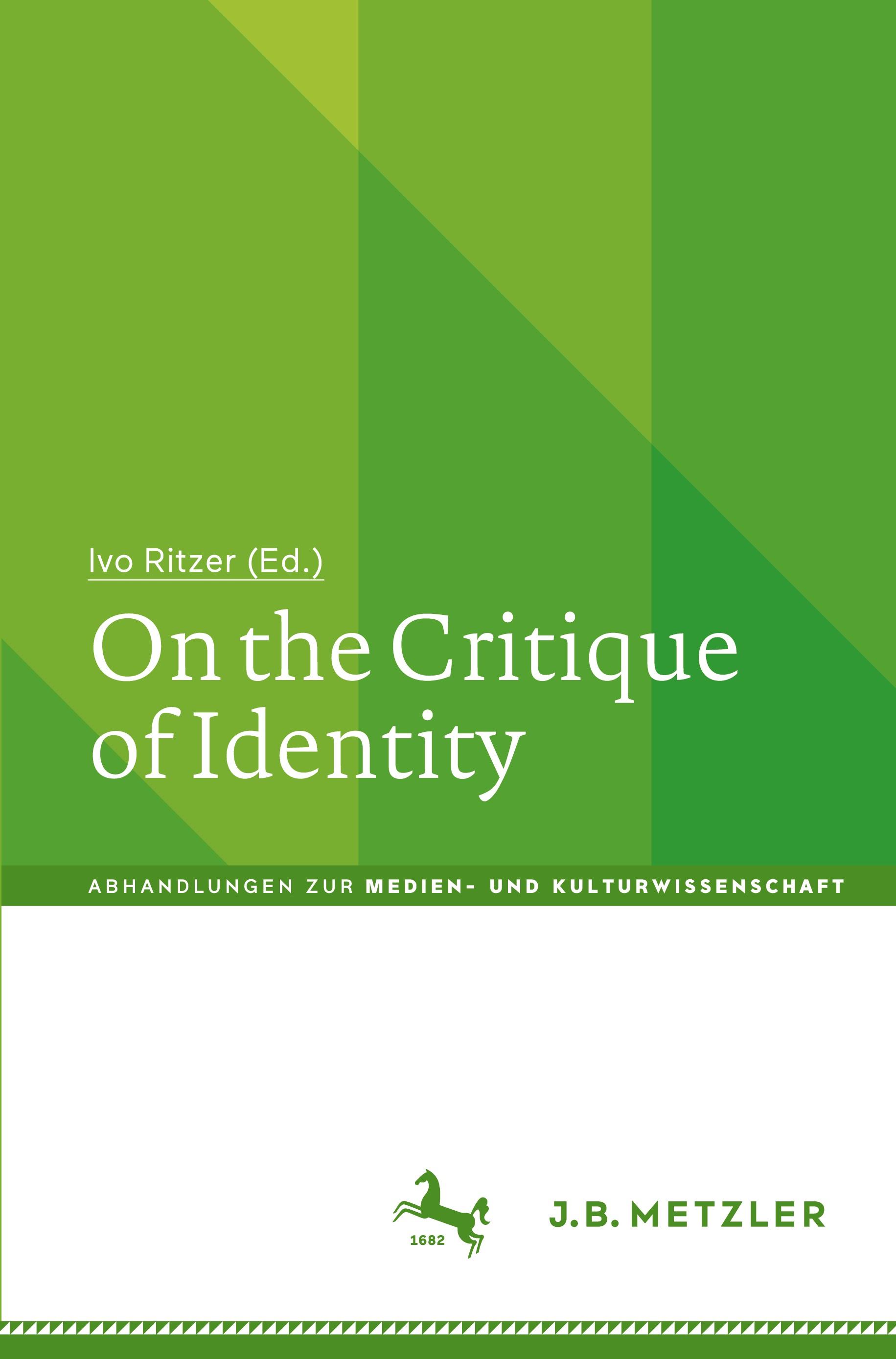 Vorderes Coverbild On the Critique of Identity