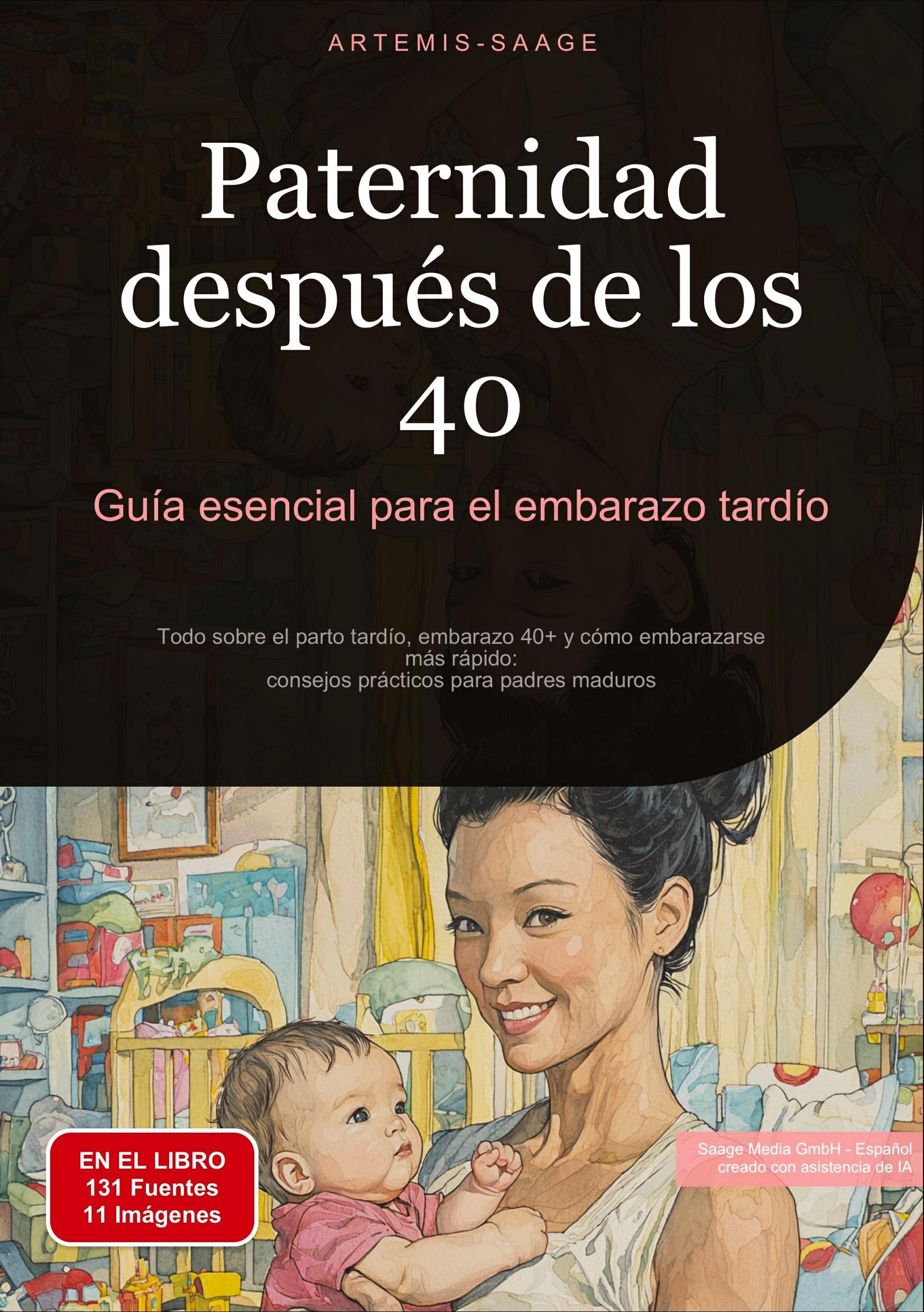 Vorderes Coverbild Paternidad después de los 40: Guía esencial para el embarazo tardío