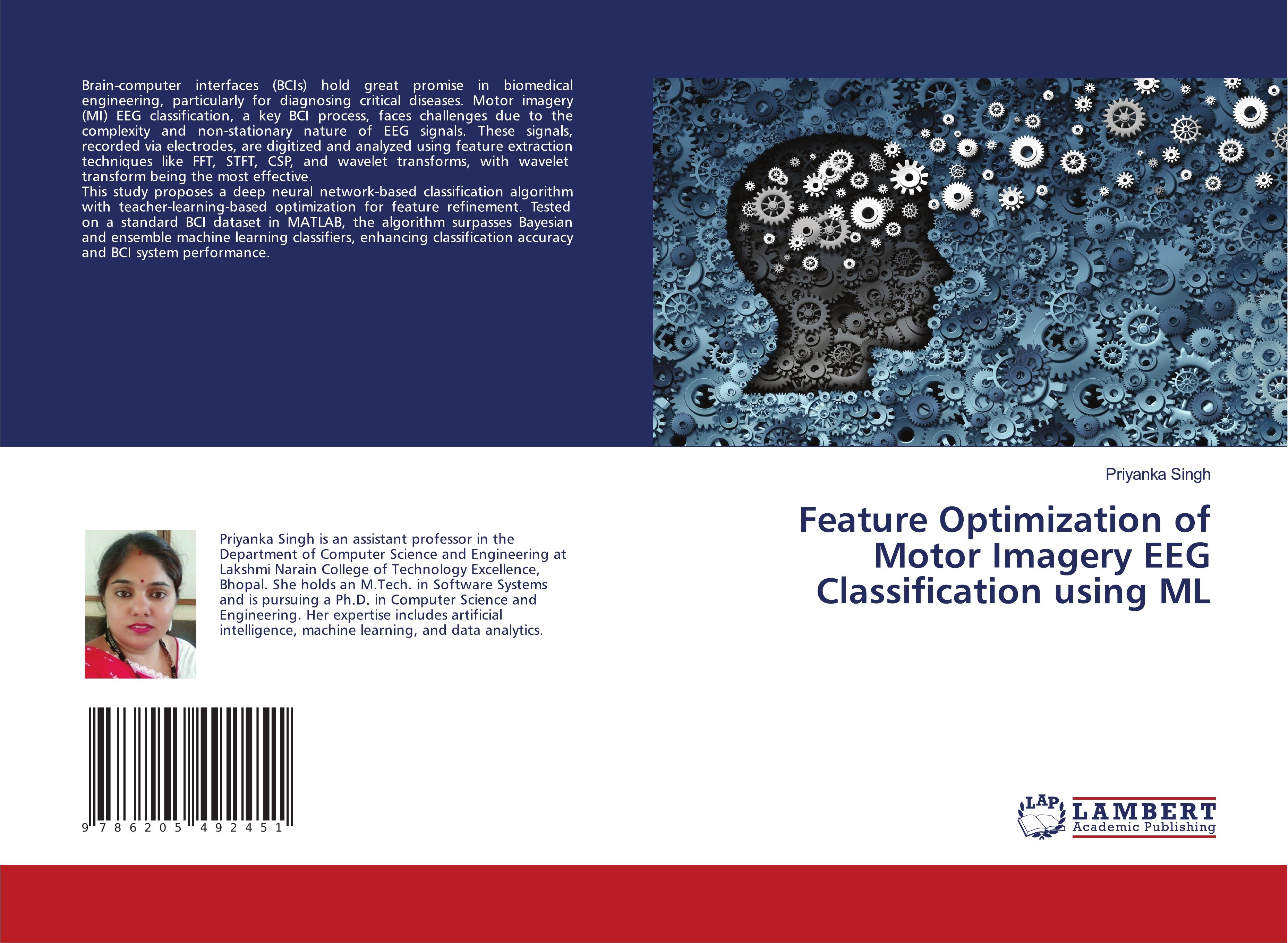 Vorderes Coverbild Feature Optimization of Motor Imagery EEG Classification using ML