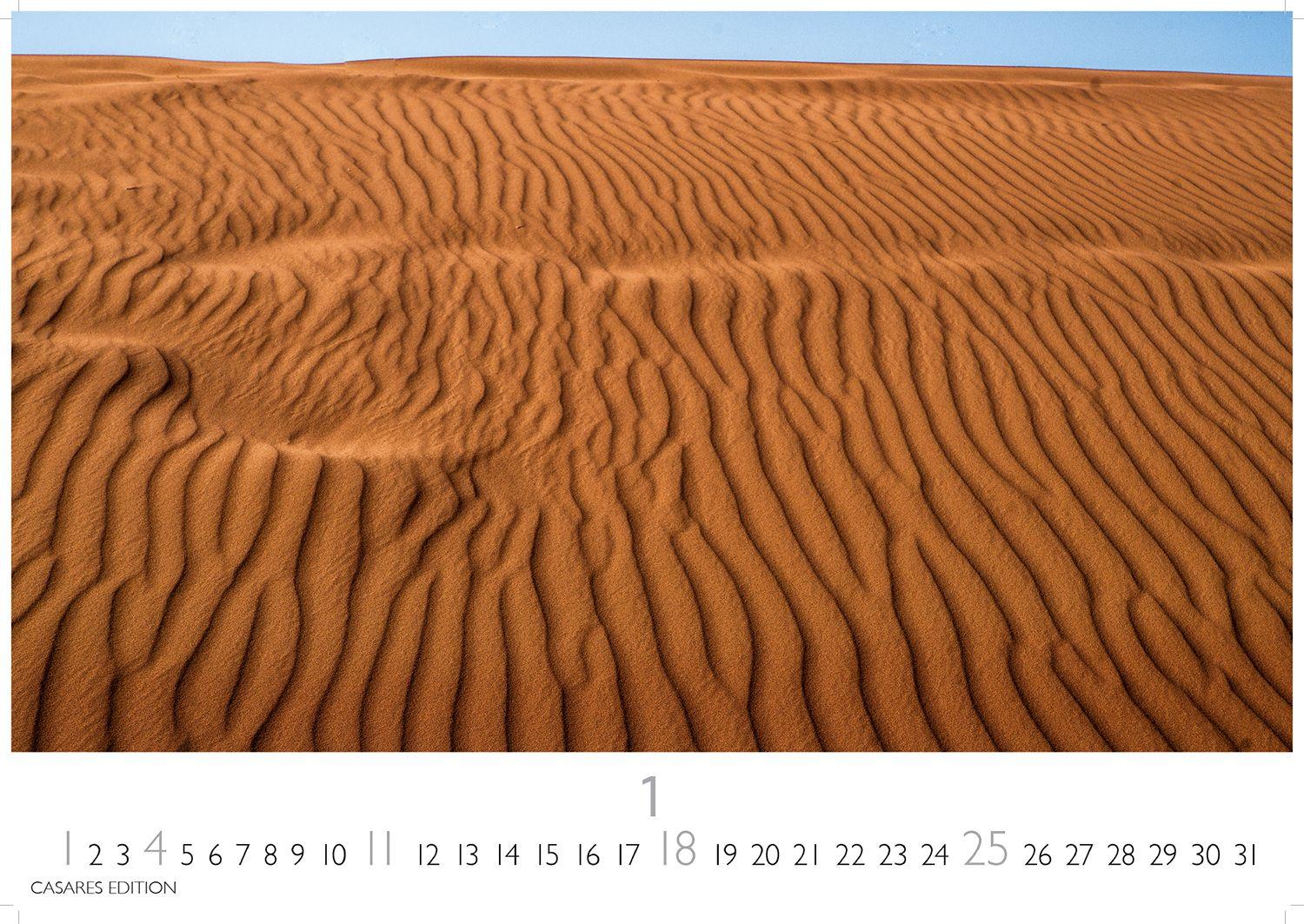 Beispielinhalt (Bild) Sahara Kalender 2026 - Wandkalender | Fotokalender Afrika 24x35 cm - . mit 12 brillanten Fotos der Wüste