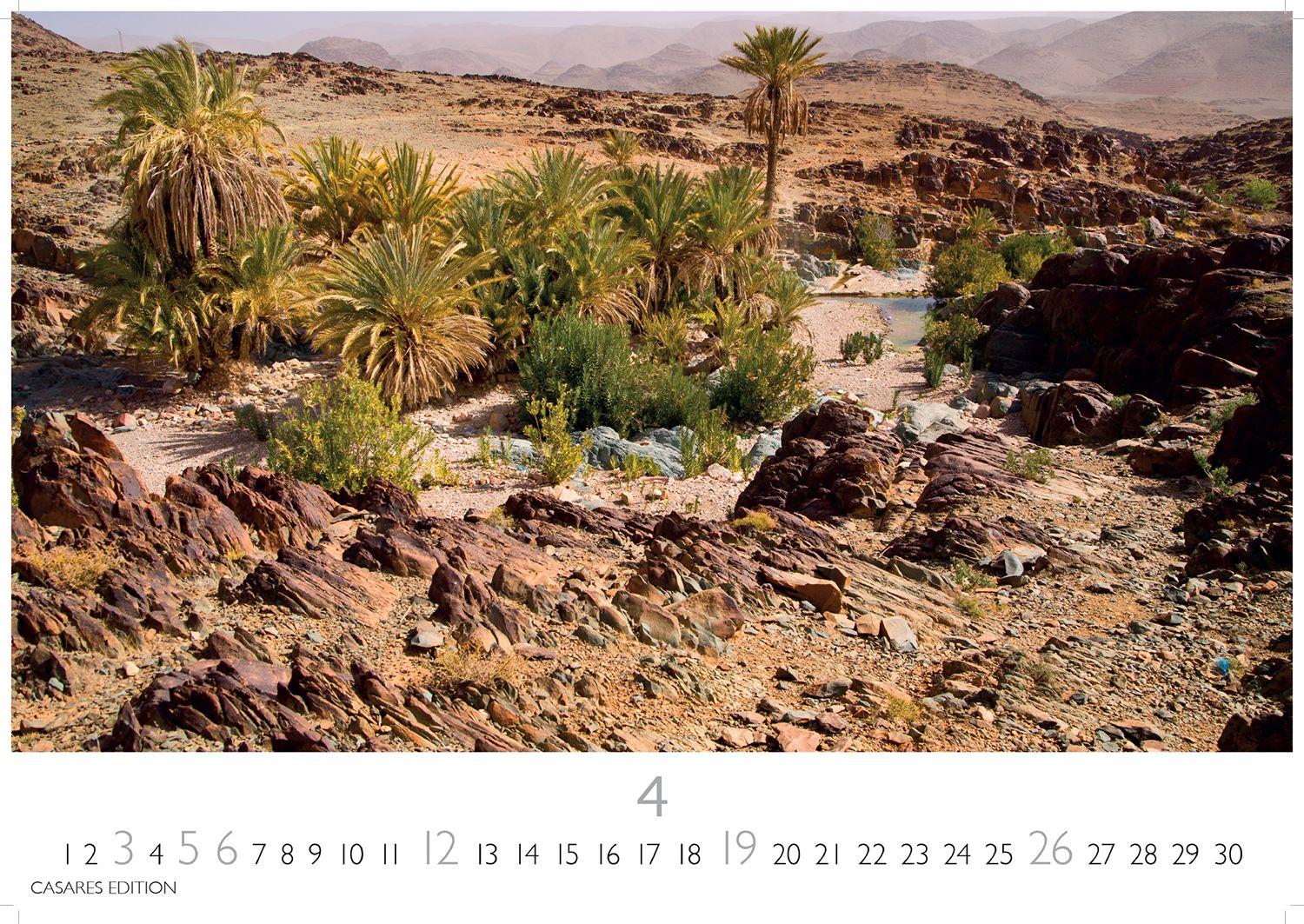 Beispielinhalt (Bild) Sahara Kalender 2026 - Wandkalender | Fotokalender Afrika 24x35 cm - . mit 12 brillanten Fotos der Wüste