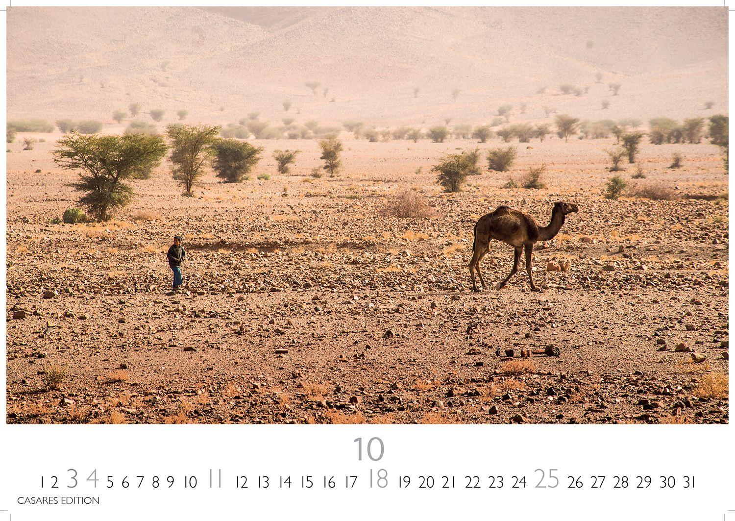 Beispielinhalt (Bild) Sahara Kalender 2026 - Wandkalender | Fotokalender Afrika 24x35 cm - . mit 12 brillanten Fotos der Wüste
