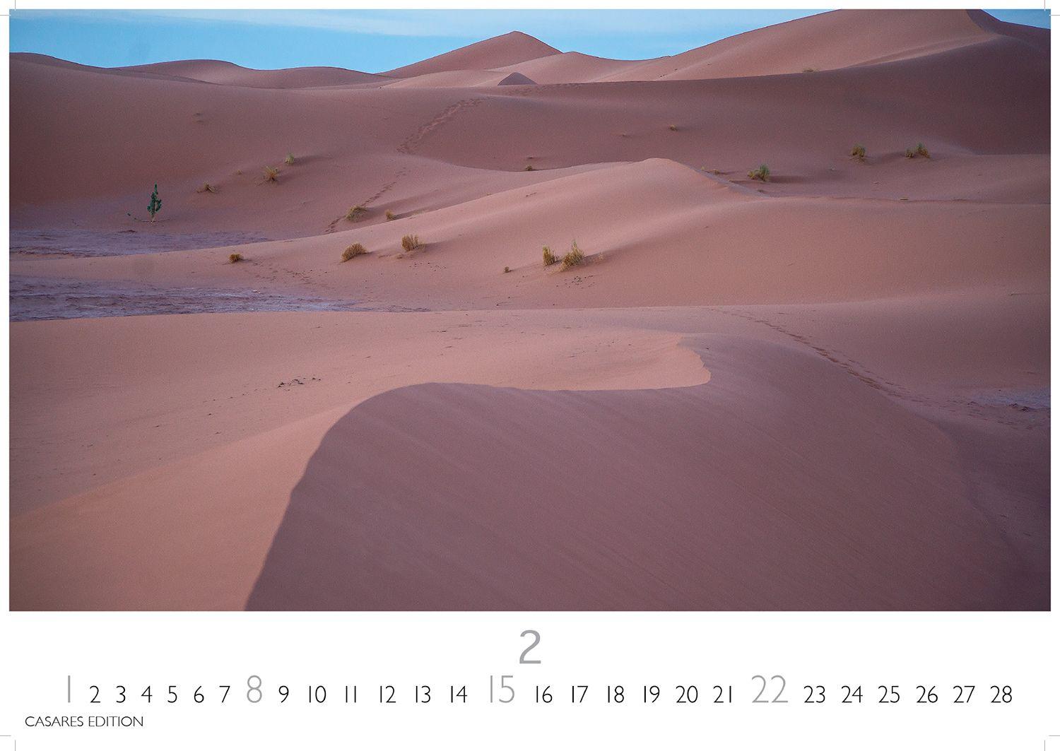 Beispielinhalt (Bild) Sahara Kalender 2026 - Wandkalender | Fotokalender Afrika 24x35 cm - . mit 12 brillanten Fotos der Wüste