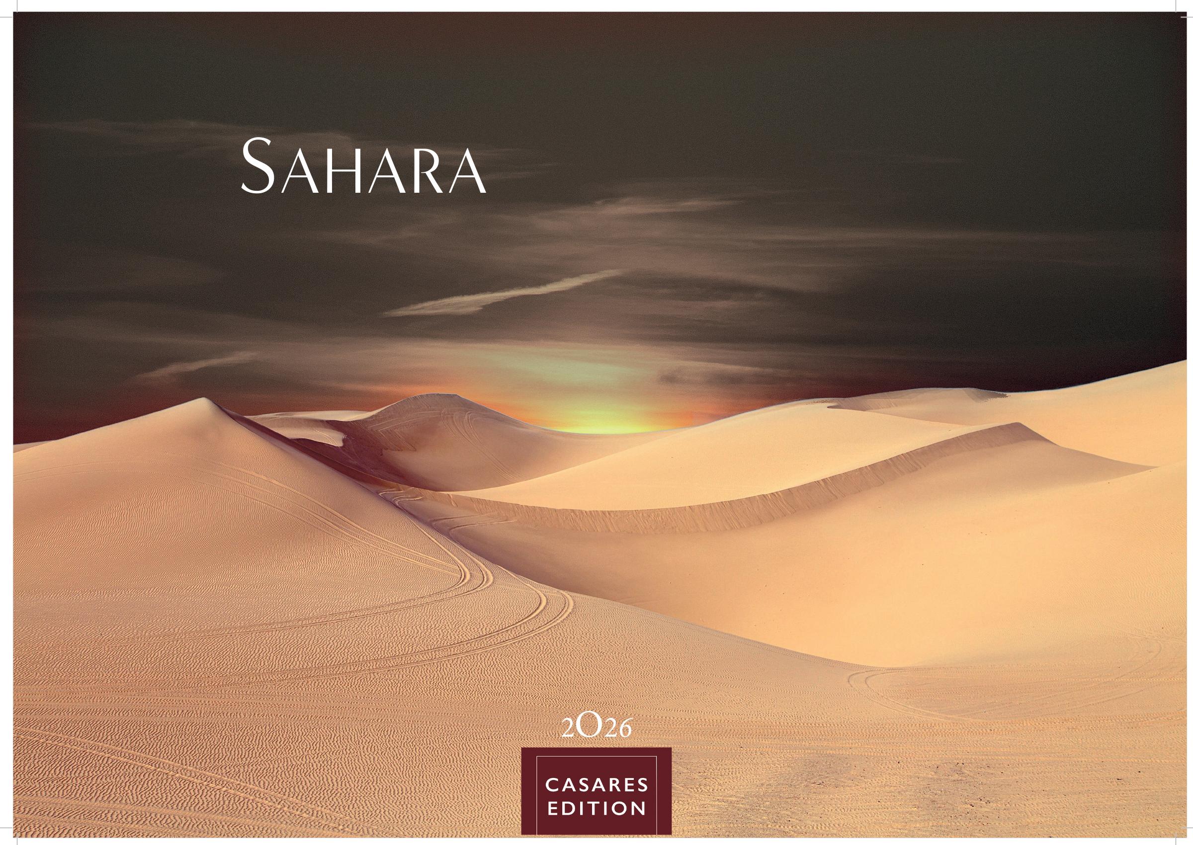 Vorderes Coverbild Sahara Kalender 2026 - Wandkalender | Fotokalender Afrika 24x35 cm - . mit 12 brillanten Fotos der Wüste