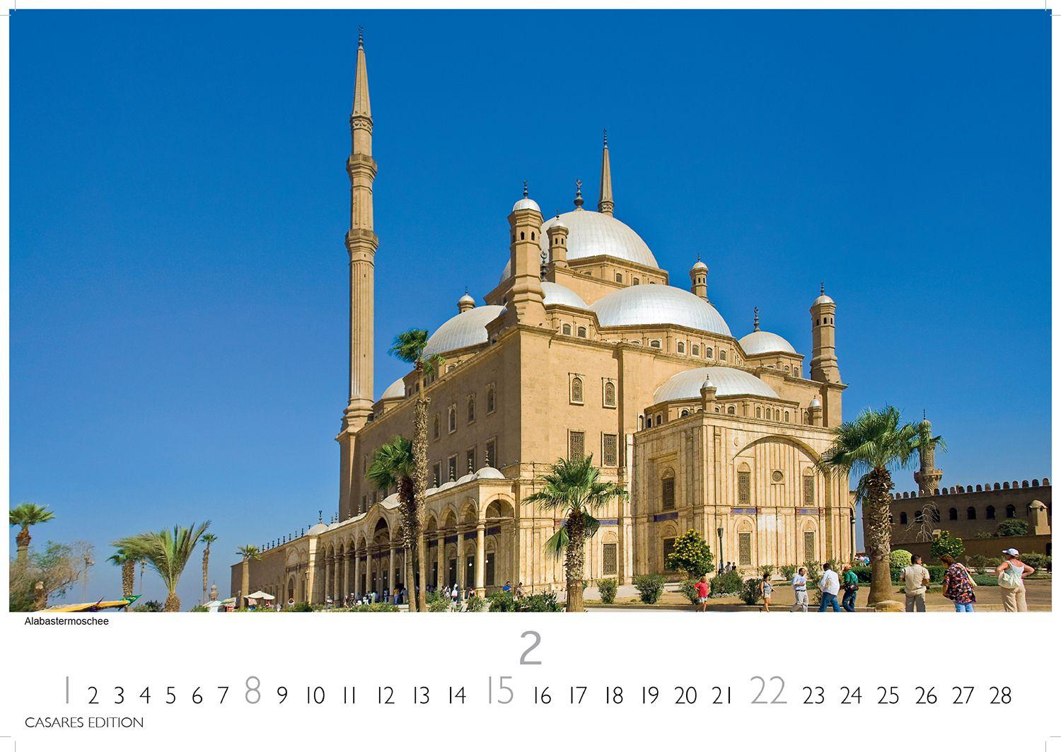 Beispielinhalt (Bild) Ägypten Kalender 2026 - Wandkalender | Fotokalender Afrika 24x35 cm - mit atemberaubenden Fotos der Pyramiden, Sphinx, Luxor & mehr