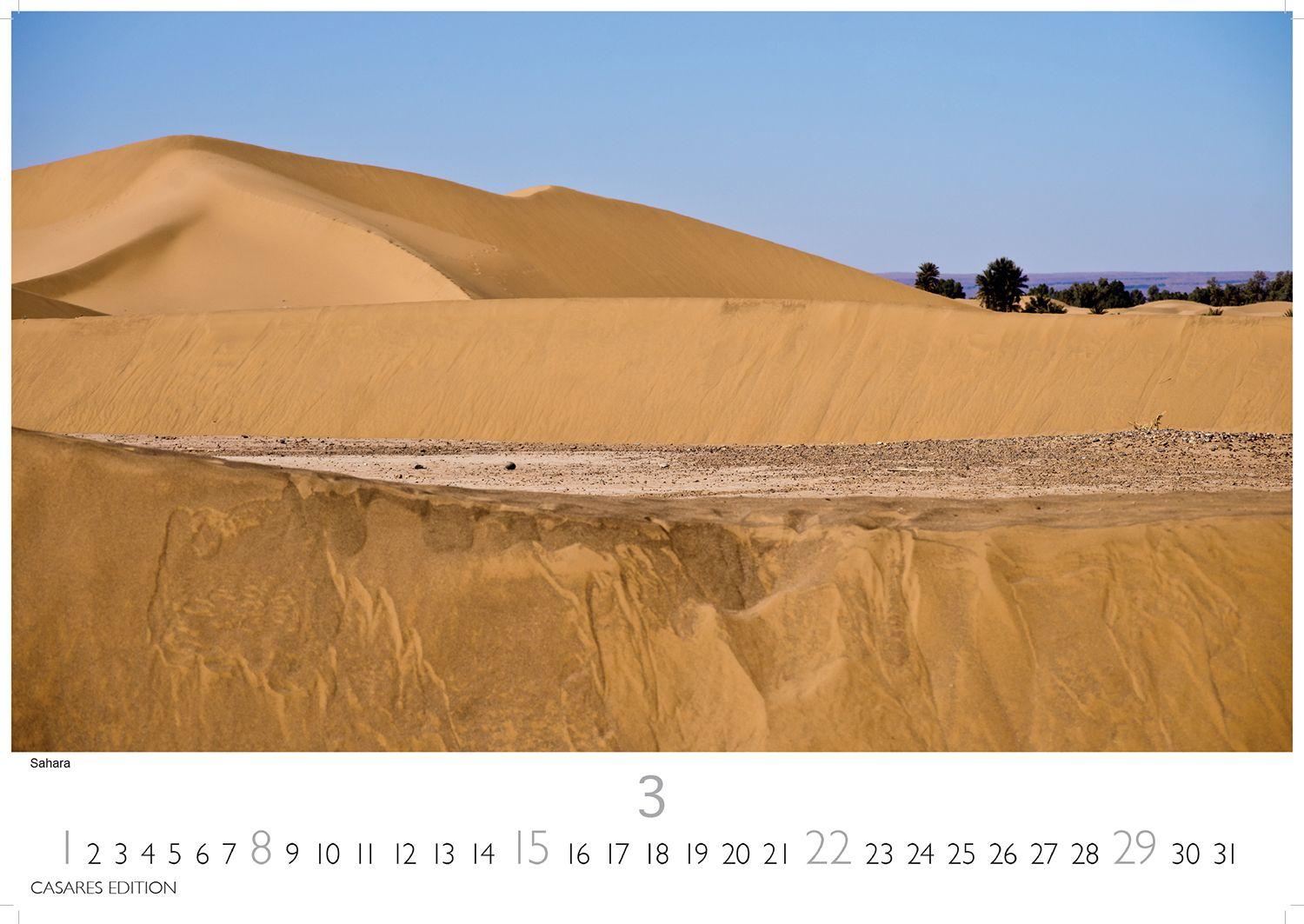 Beispielinhalt (Bild) Marokko Kalender 2026 - Wandkalender | Fotokalender Afrika 24x35 cm - Hochwertiger . für das Jahr 2026 - mit beeindruckenden Bildern aus Marokko.