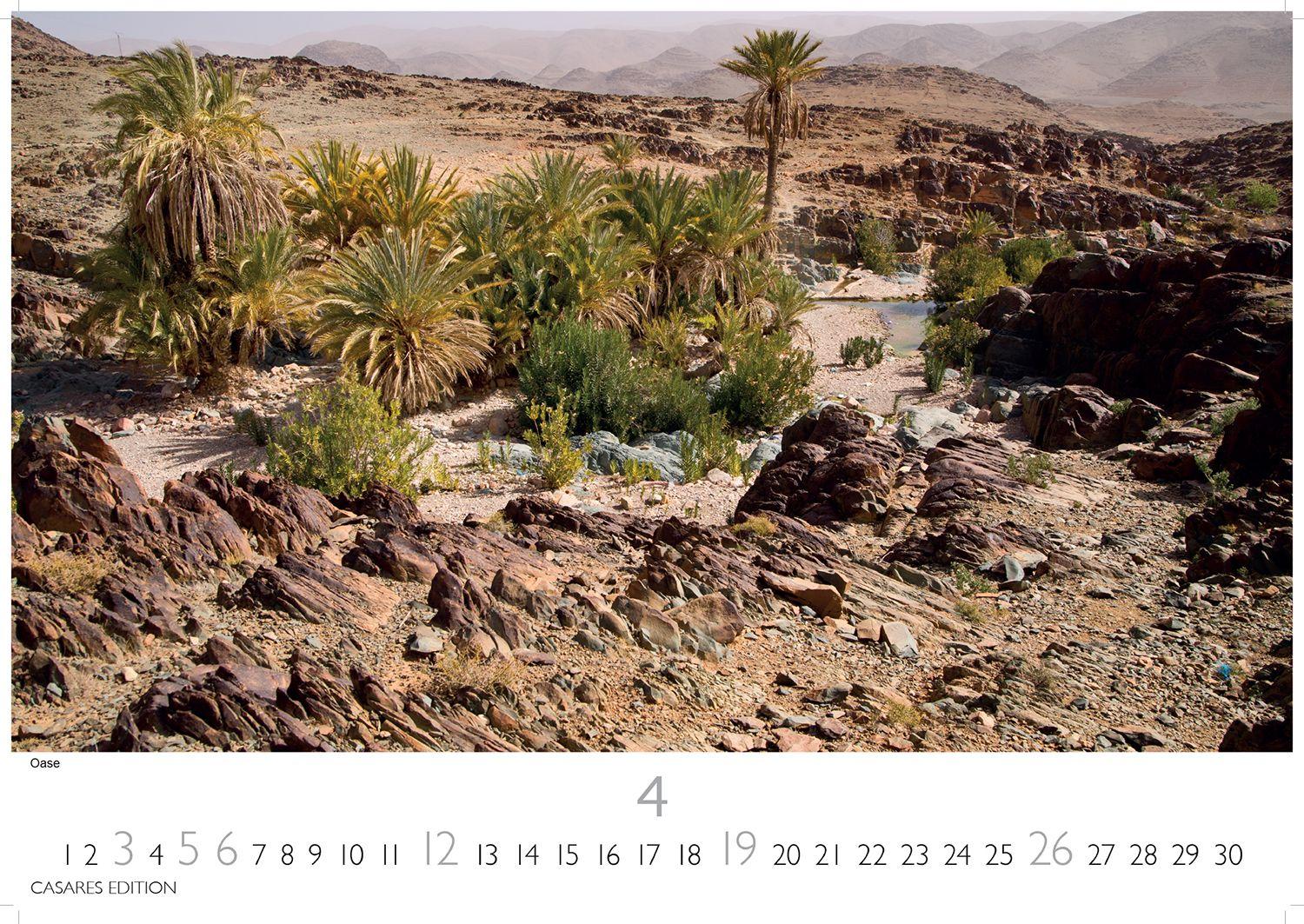 Beispielinhalt (Bild) Marokko Kalender 2026 - Wandkalender | Fotokalender Afrika 24x35 cm - Hochwertiger . für das Jahr 2026 - mit beeindruckenden Bildern aus Marokko.